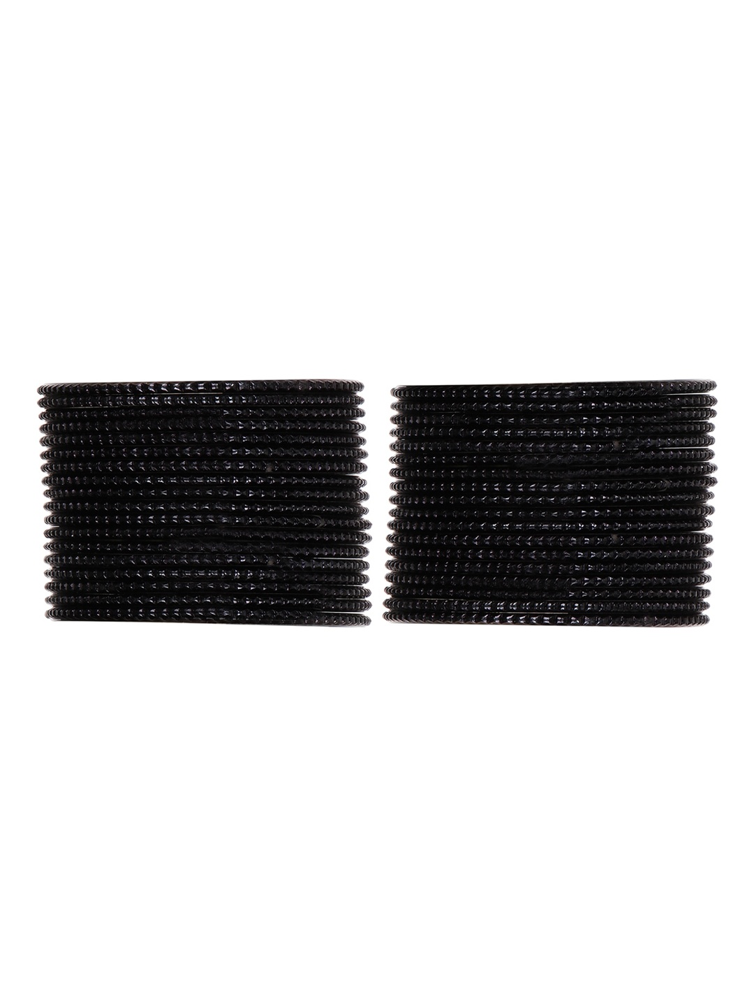 

Arendelle Girls Set Of 36 Black Shinning Metal Bangles