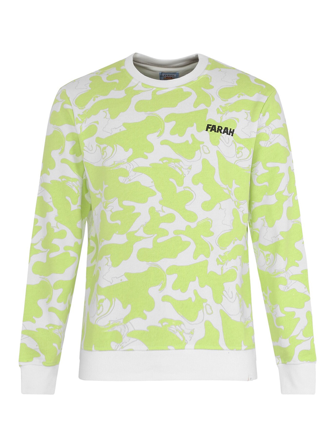 

Farah Men Green Printed Sweatshirt