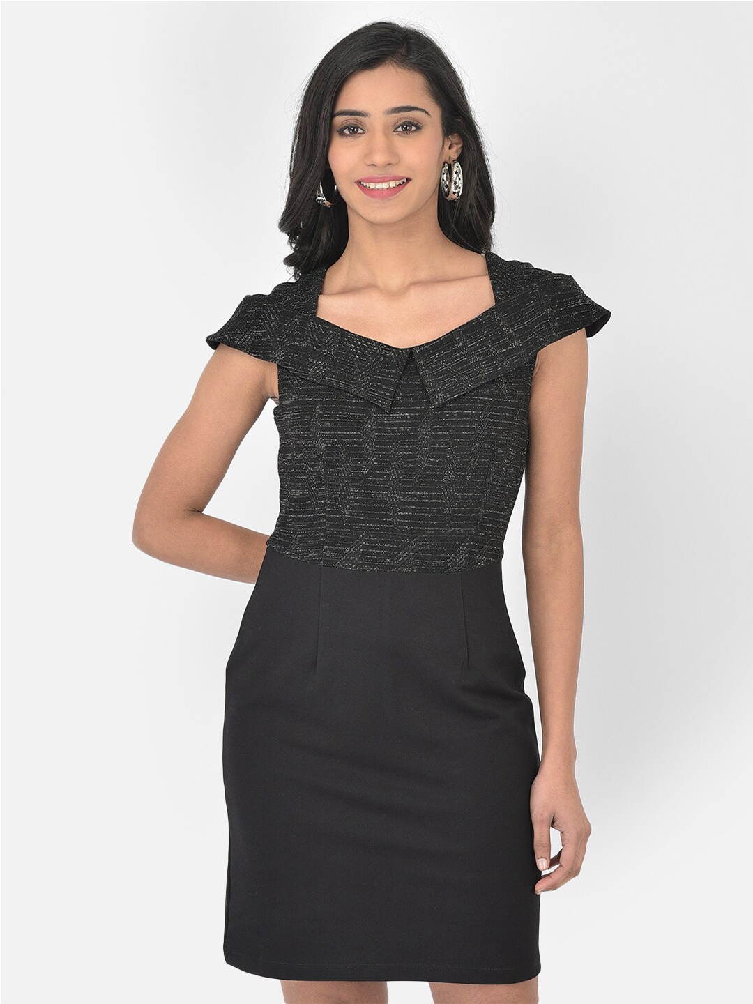

Latin Quarters Black Sheath Dress