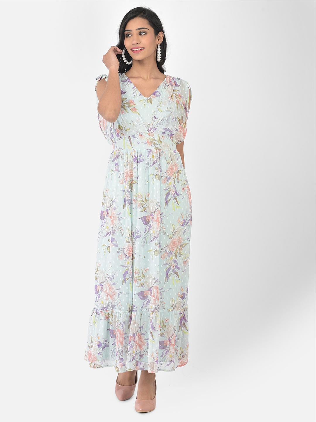 

Latin Quarters Blue Floral Maxi Dress
