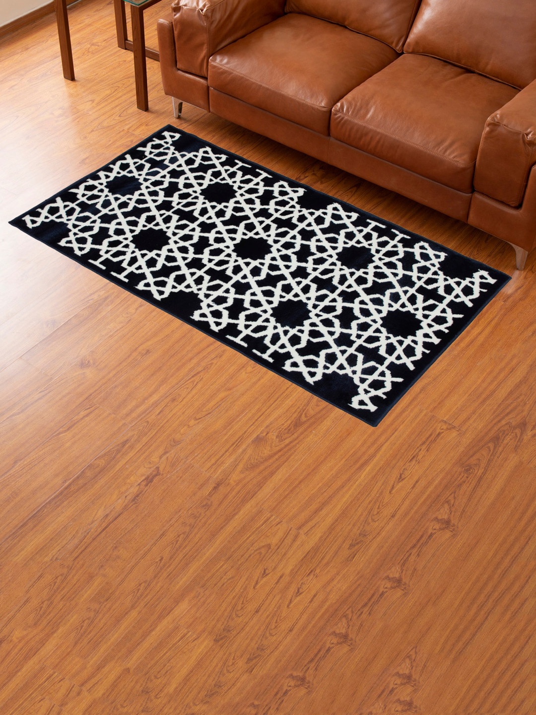 

Home Centre Blue Textured Woven Runner