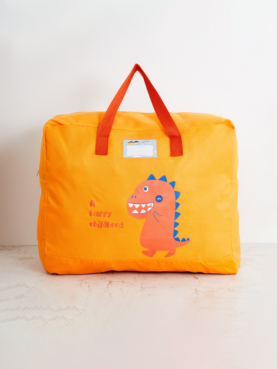 

Home Centre Orange Corsica Slate Printed Travel Bag
