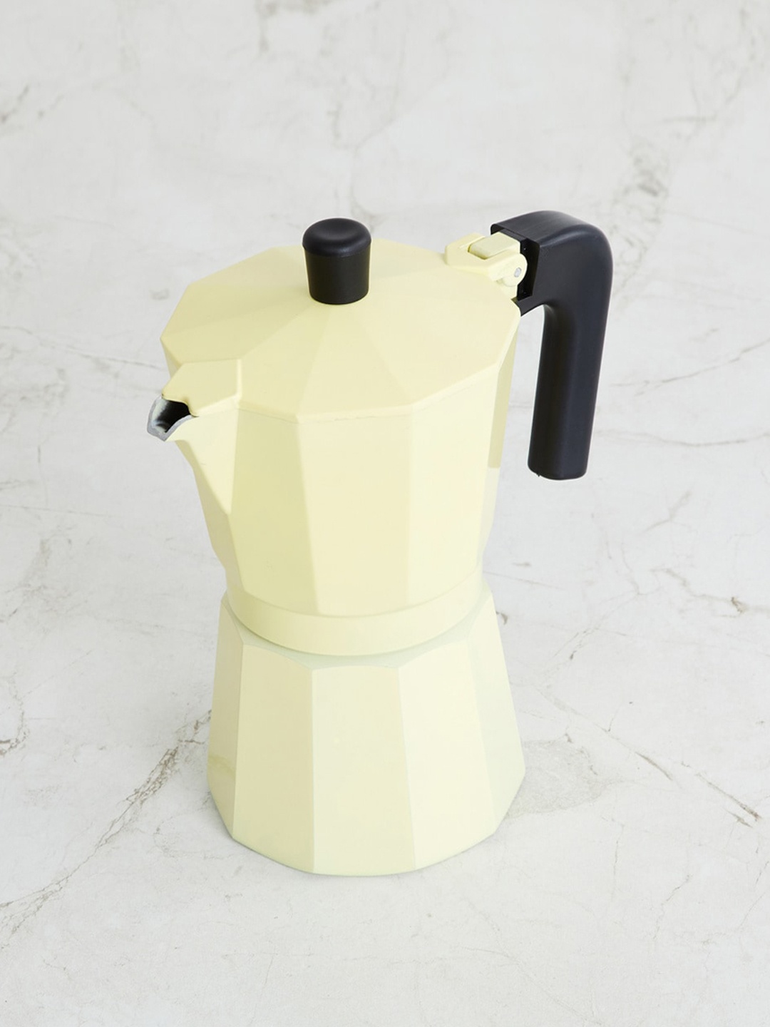 

Home Centre Beige Cream Solid Glass Coffee Maker