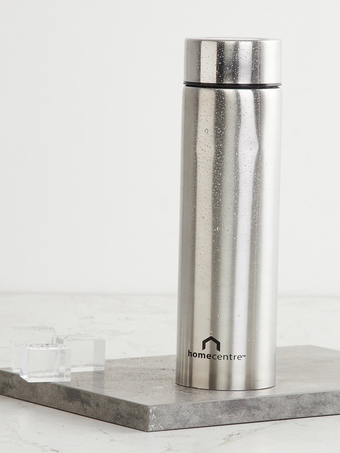 

Home Centre Silver Atlantis Solid Stainless Steel Water Bottle