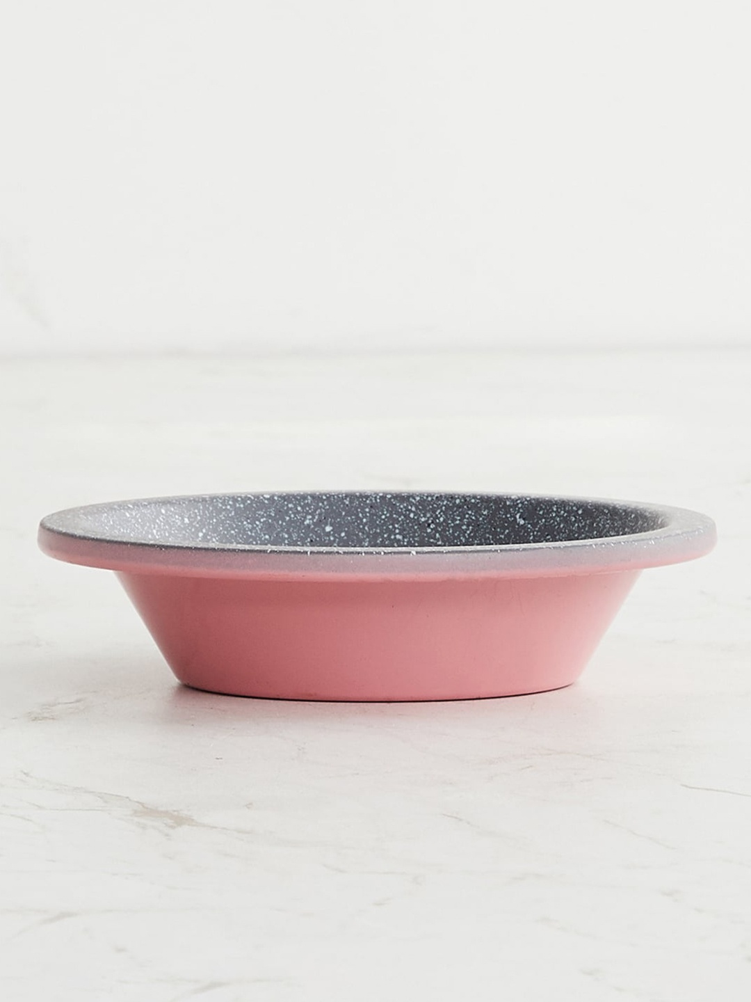 

Home Centre Peach & Black Round Mini Cake Pan