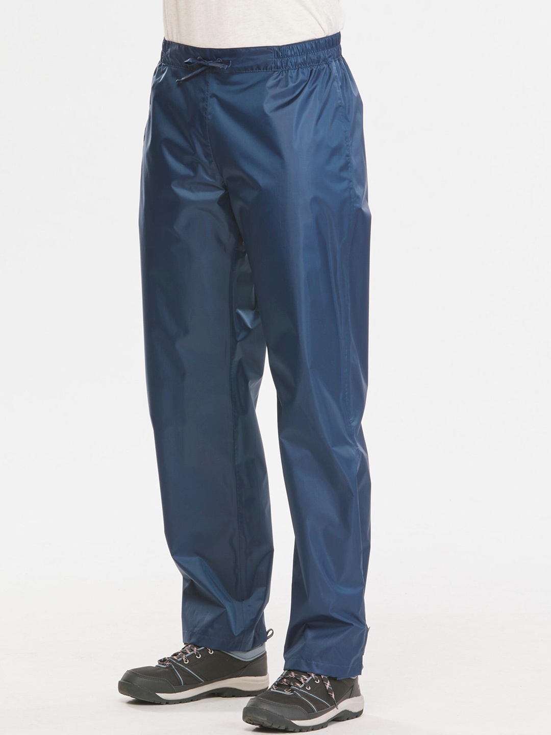 

Quechua By Decathlon Women Blue Hiking Waterproof Raincut Over-Trousers