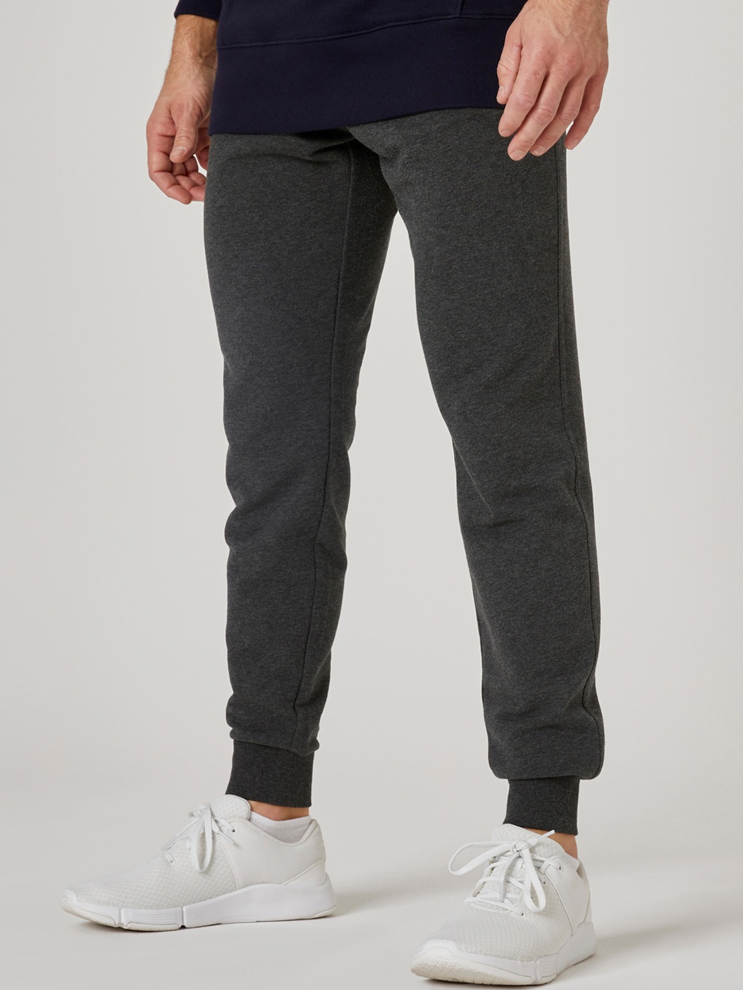 

NYAMBA By Decathlon Men Grey Slim Fit Pilates Joggers
