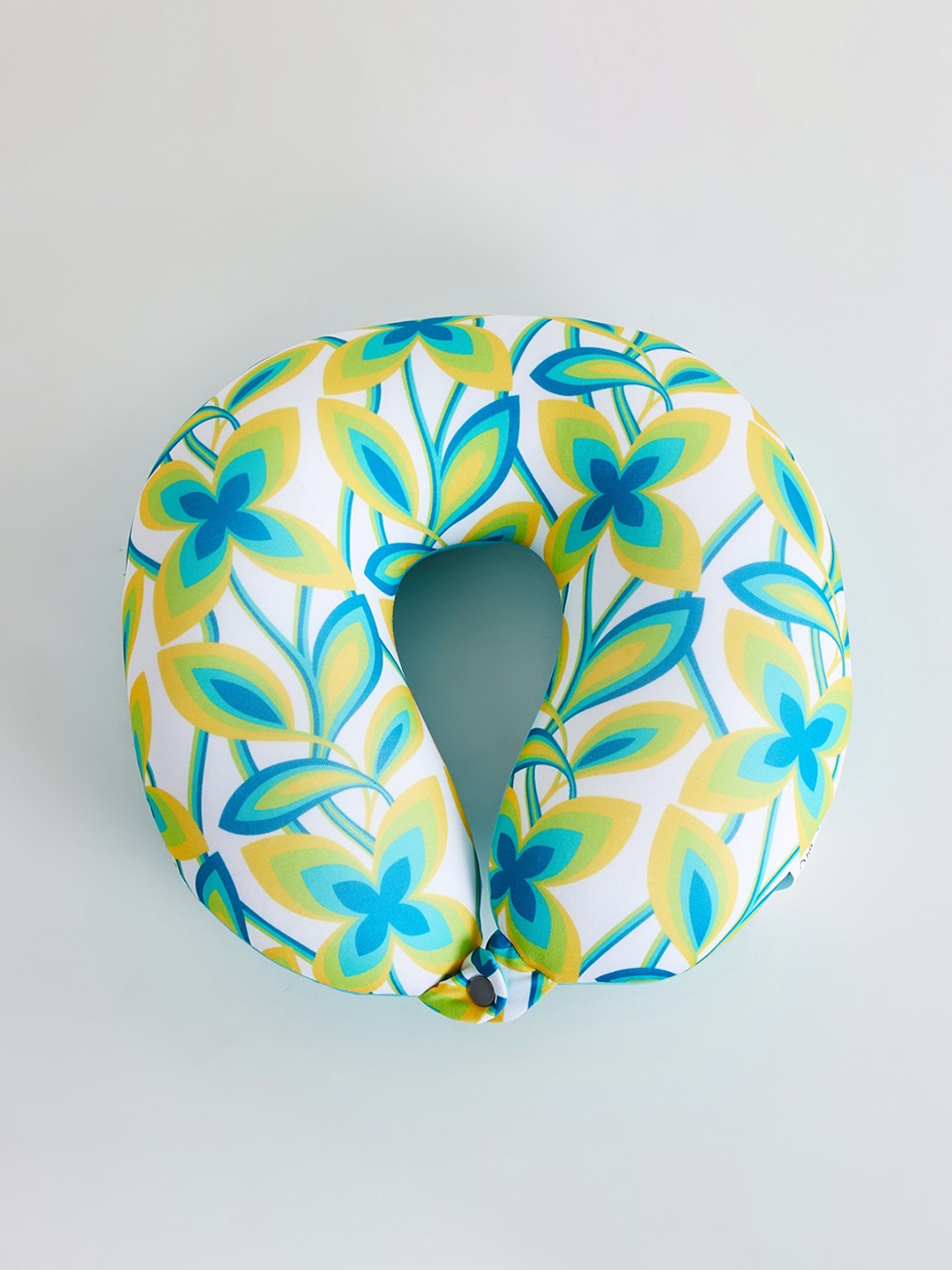 

Home Centre Blue & White Printed U-Shaped Pillow