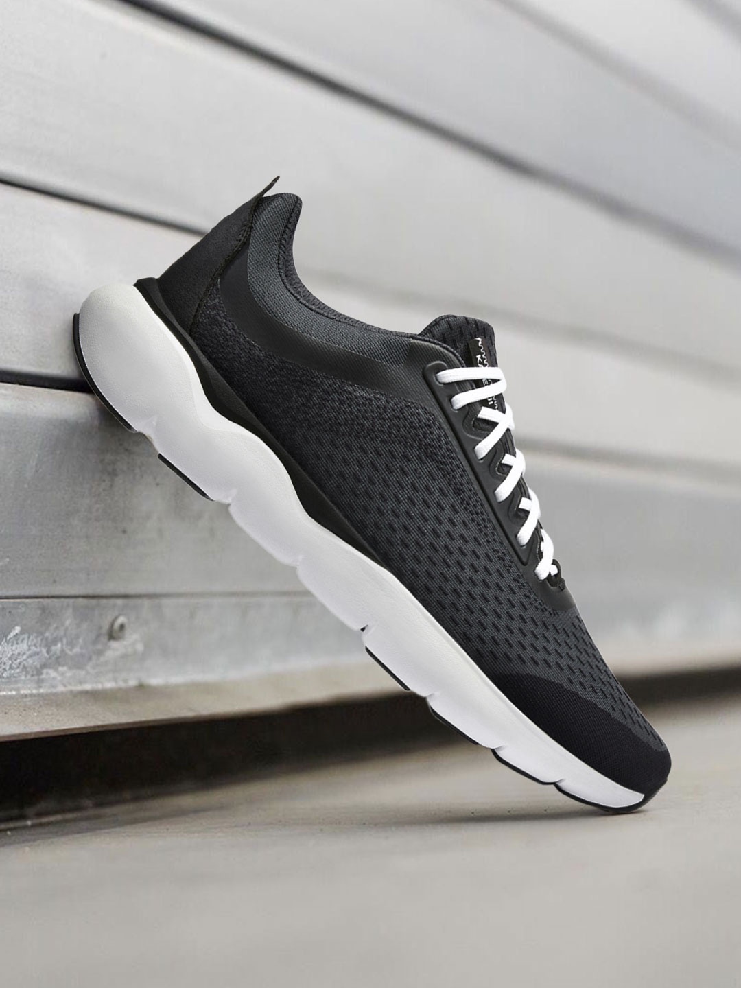 

Kalenji By Decathlon Men Black Walking Non-Marking Shoes