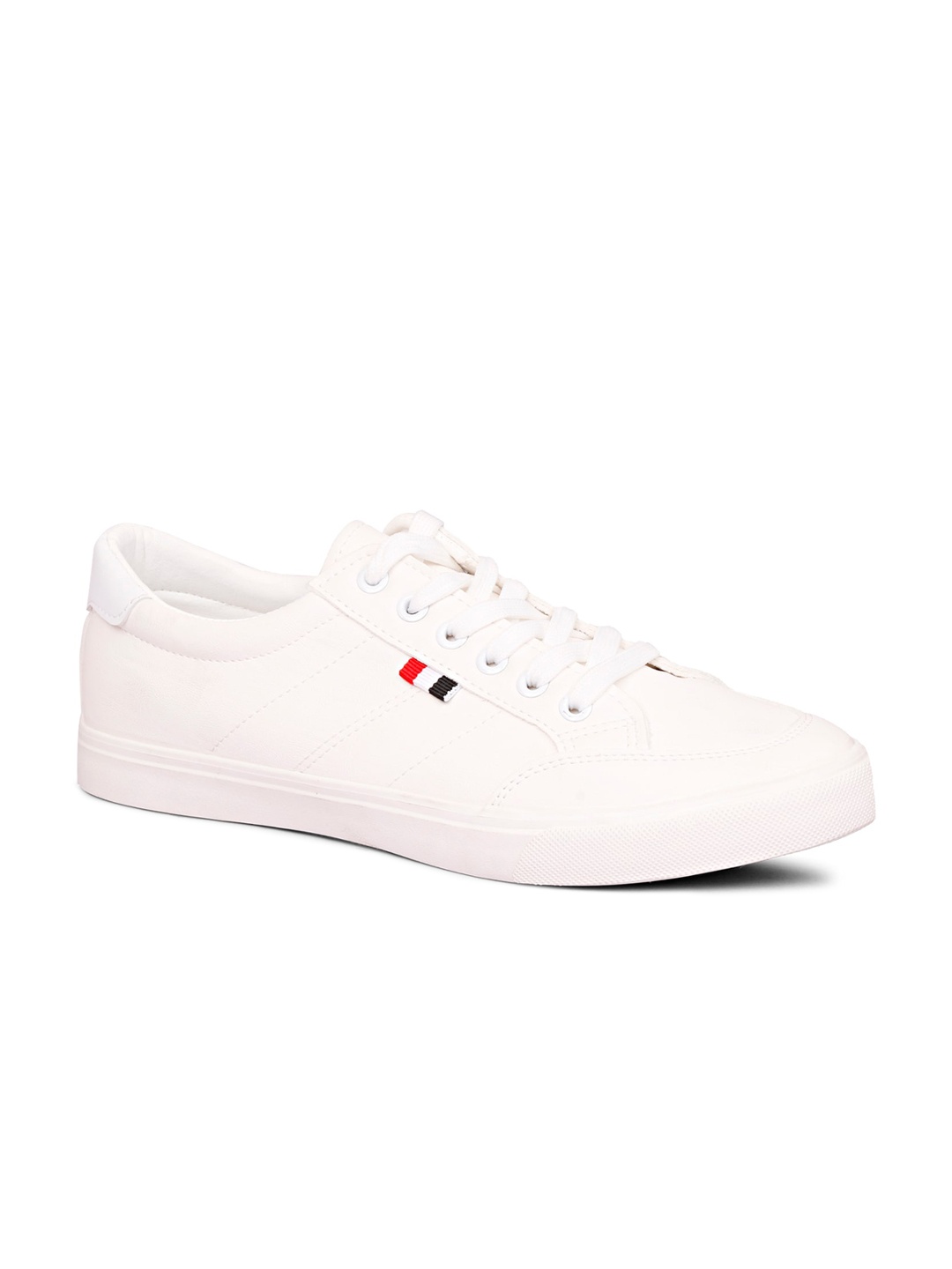 

CIPRAMO SPORTS Men White Textured PU Sneakers