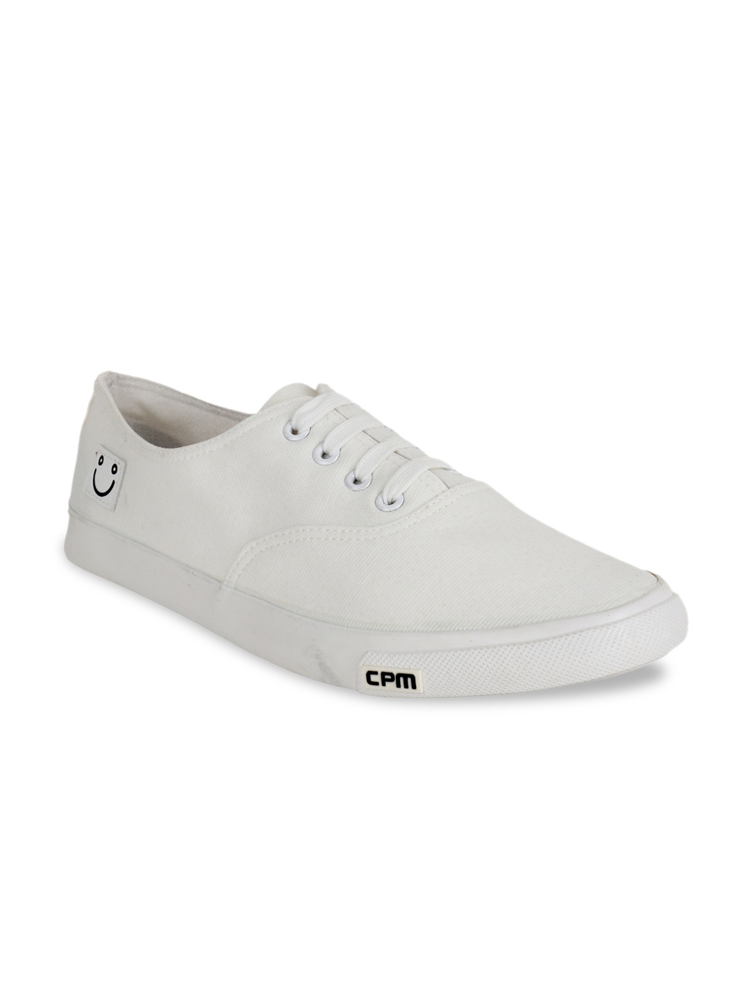 

CIPRAMO SPORTS Men White Canvas Sneakers