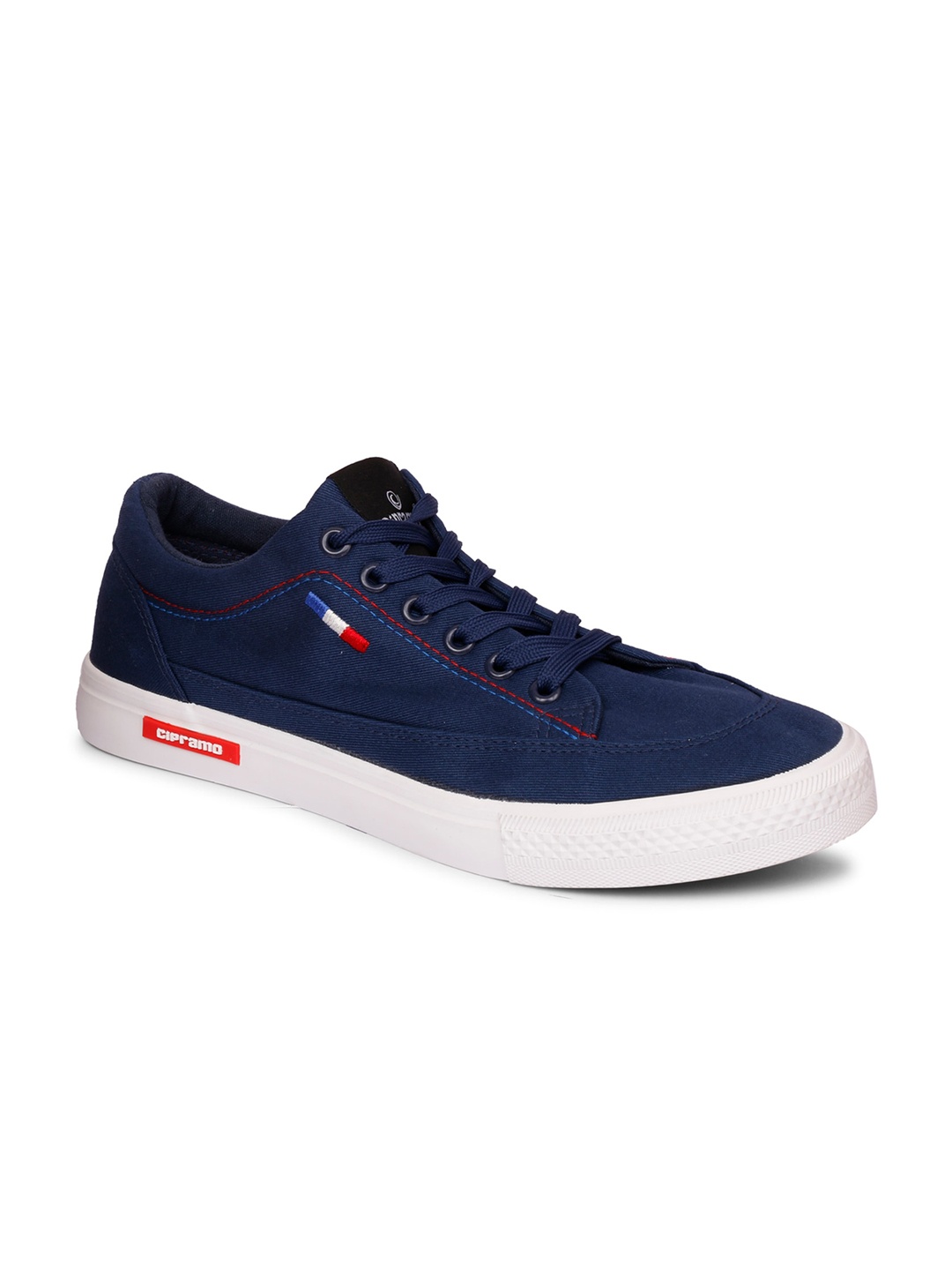 

CIPRAMO SPORTS Men Navy Blue Canvas Sneakers