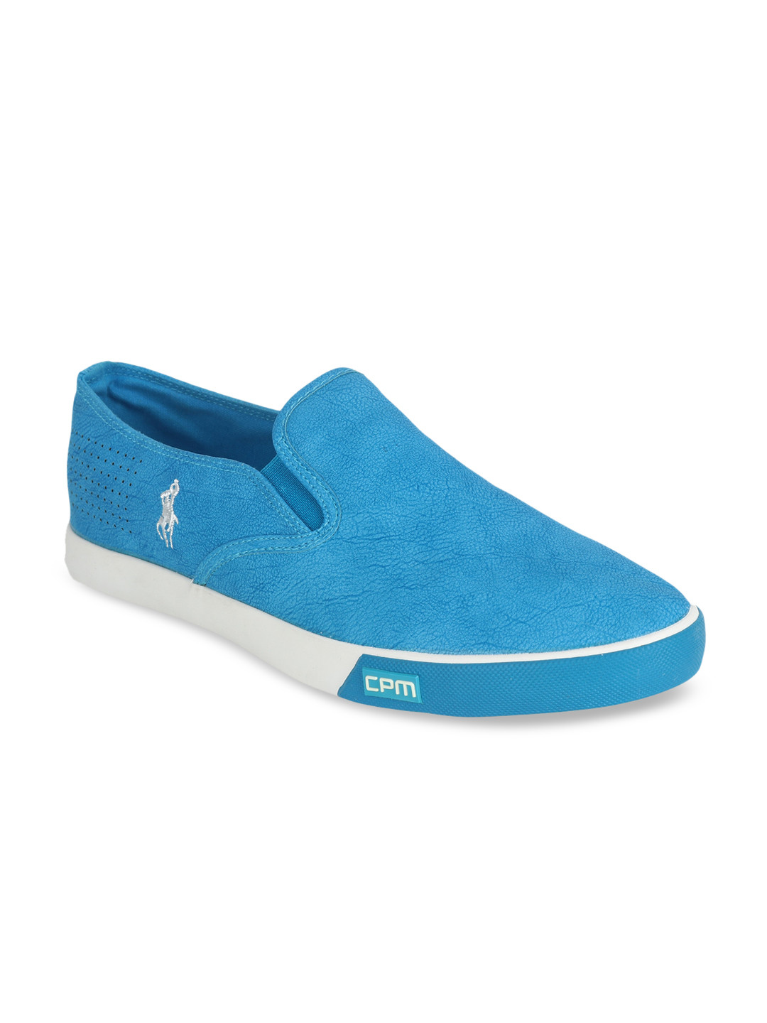 

CIPRAMO SPORTS Men Blue PU Slip-On Sneakers