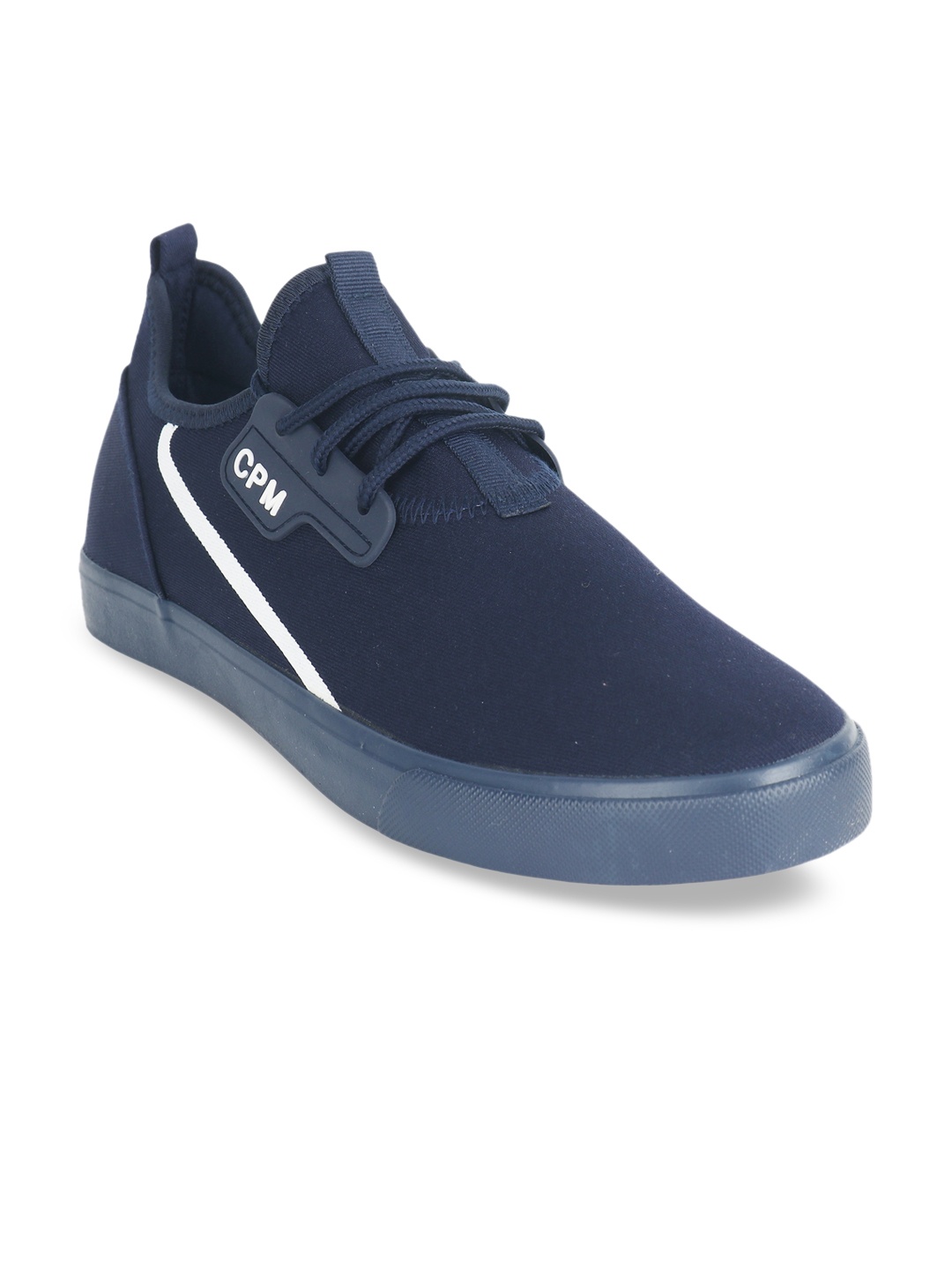 

CIPRAMO SPORTS Men Navy Blue Canvas Sneakers