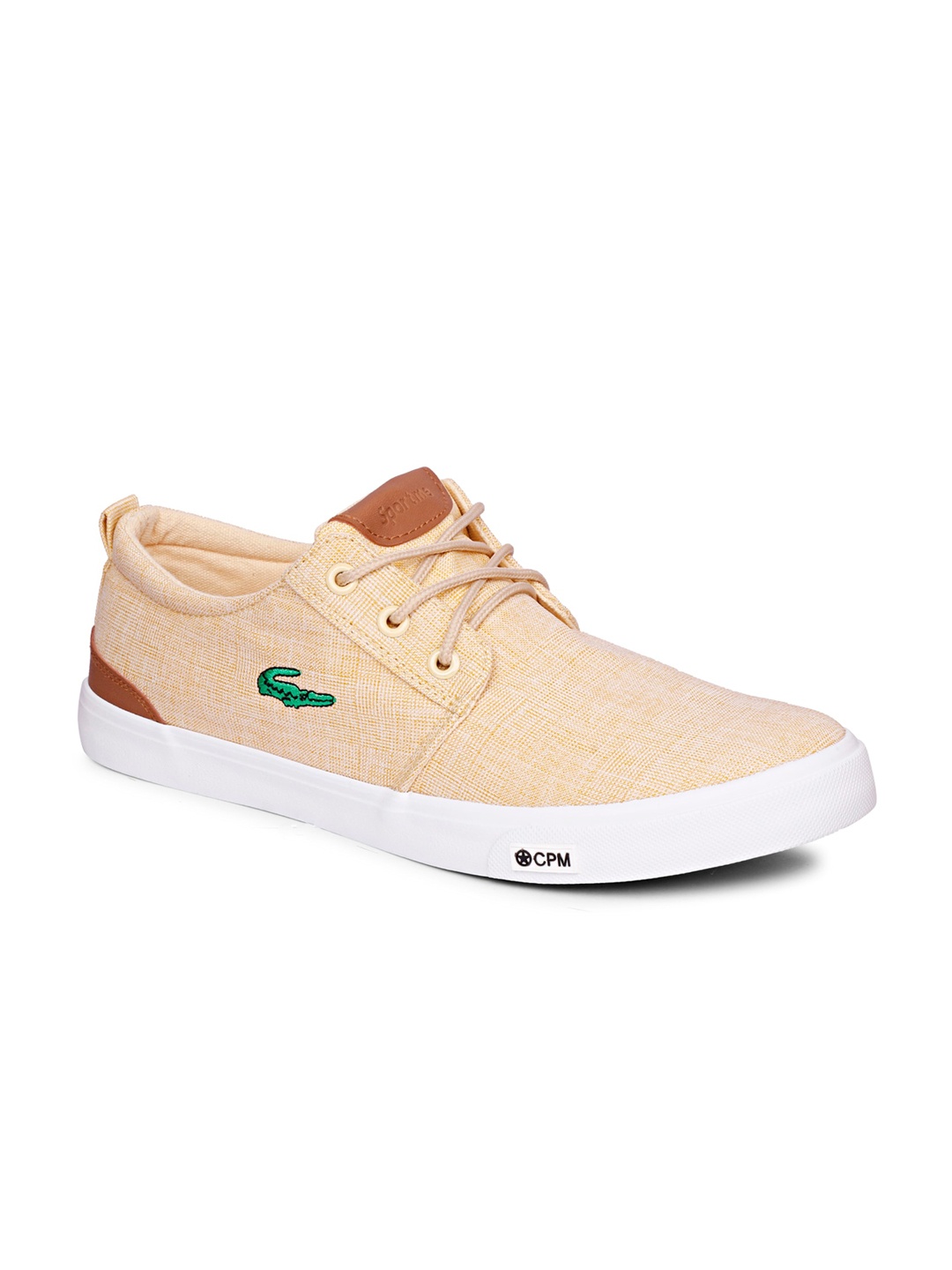 

CIPRAMO SPORTS Men Beige Woven Design Sneakers