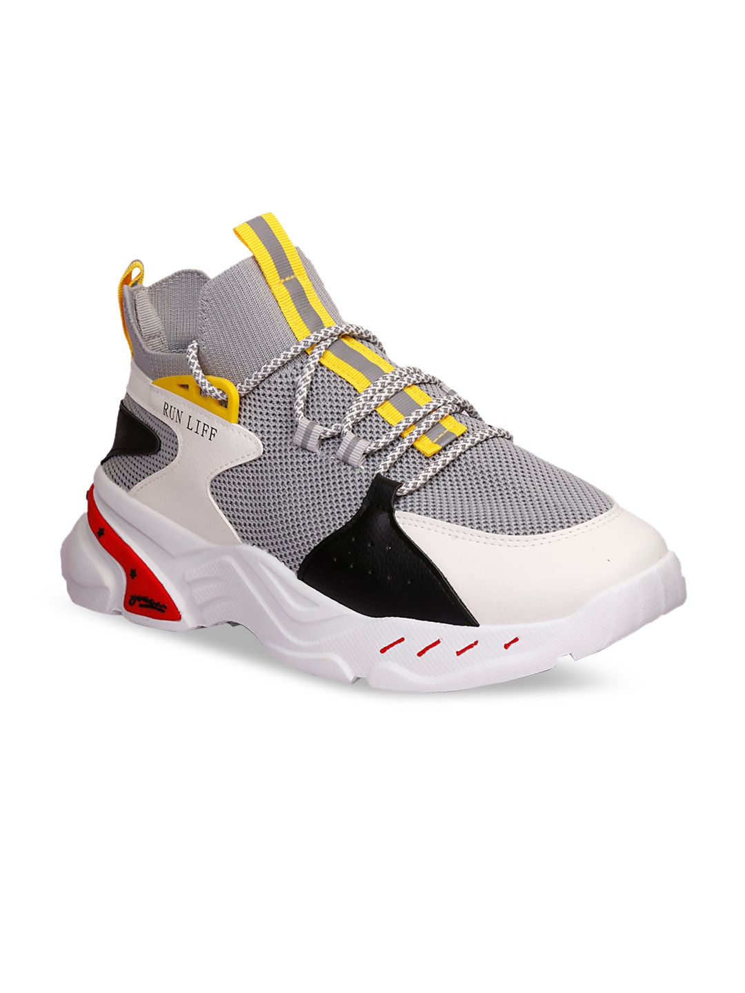 

CIPRAMO SPORTS Men Grey PU Slip-On Sneakers