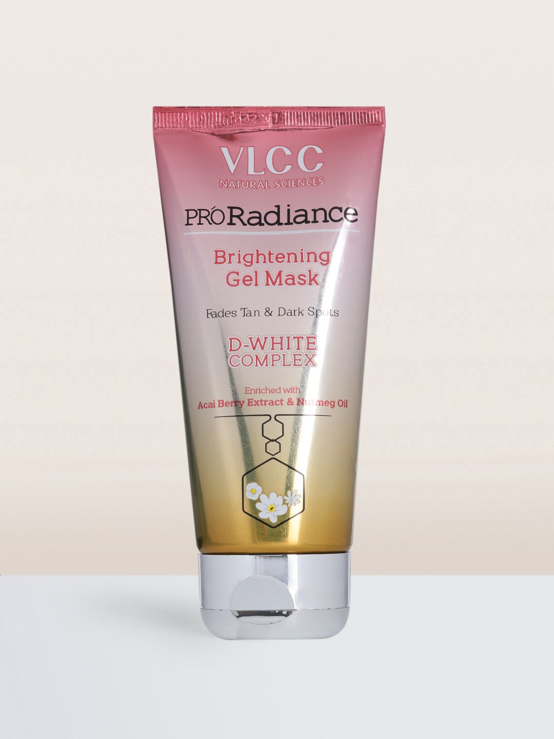 

VLCC PRO Radiance Brightening Gel Mask with Acai Berry Extract & Nutmeg Oil 80 g, Multi