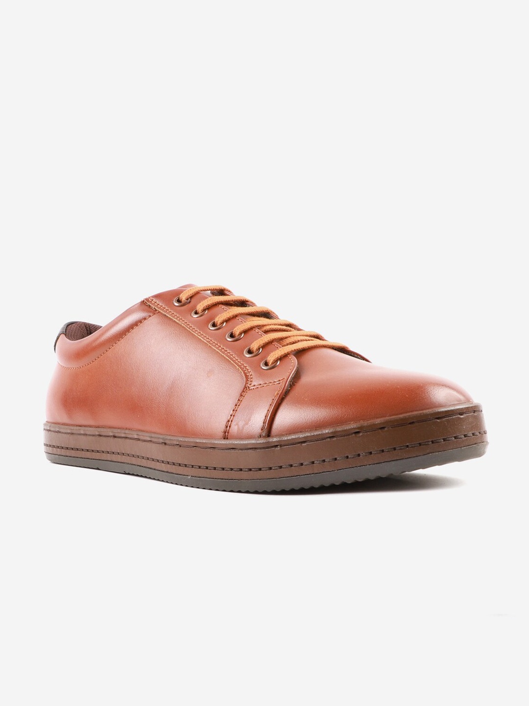 

Carlton London Men Tan Lightweight Sneakers