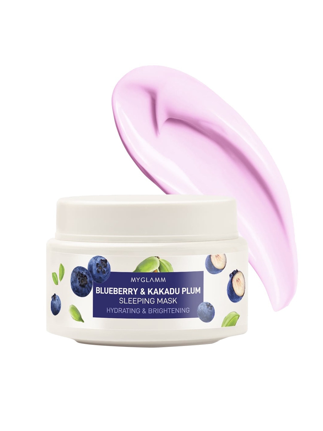 

MyGlamm Superfoods Blueberry & Kakadu Plum Sleeping Mask 50 g, White