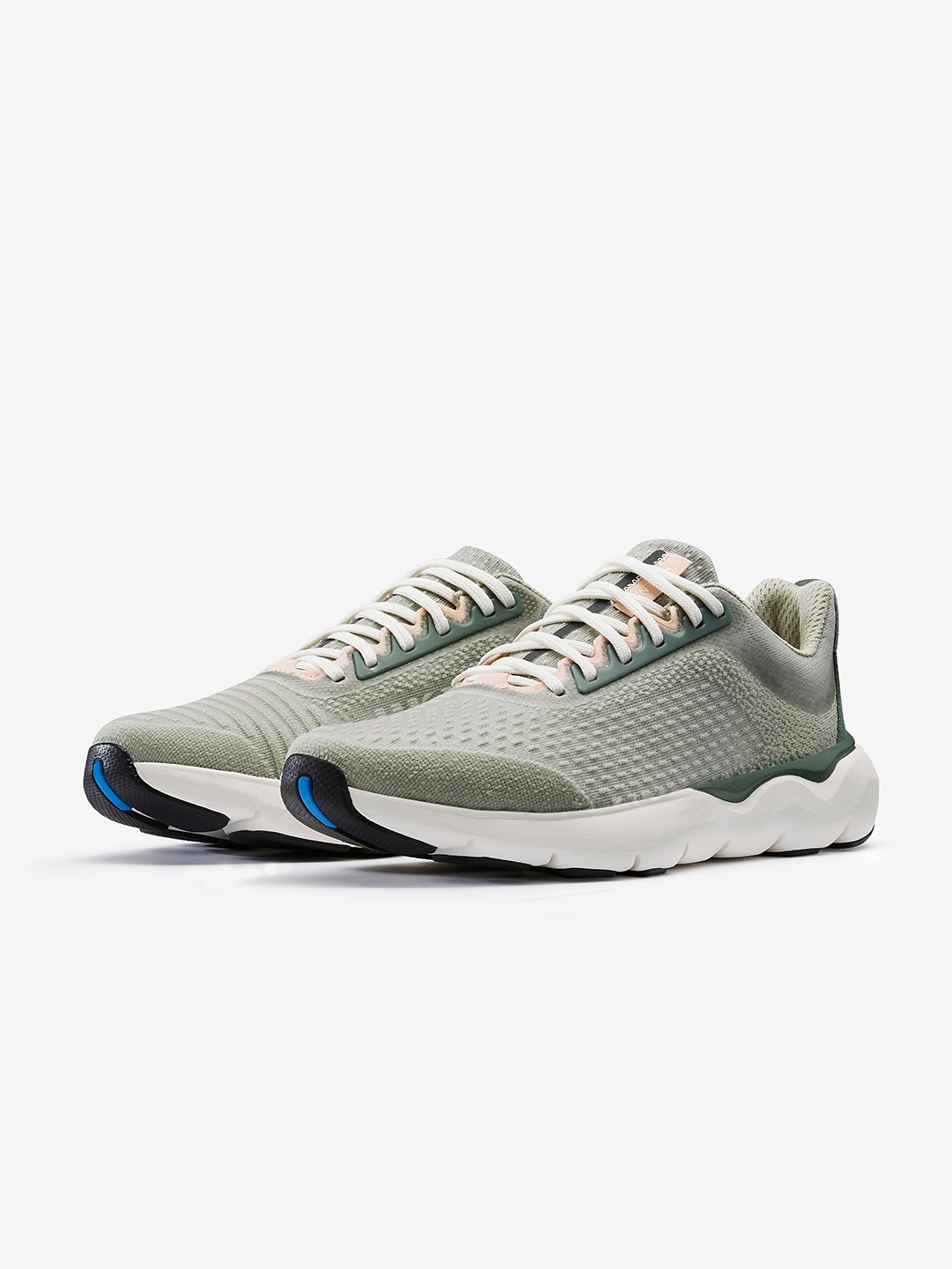

Kalenji By Decathlon JOGFLOW 500.1 Women Green Self Design Walking Shoes