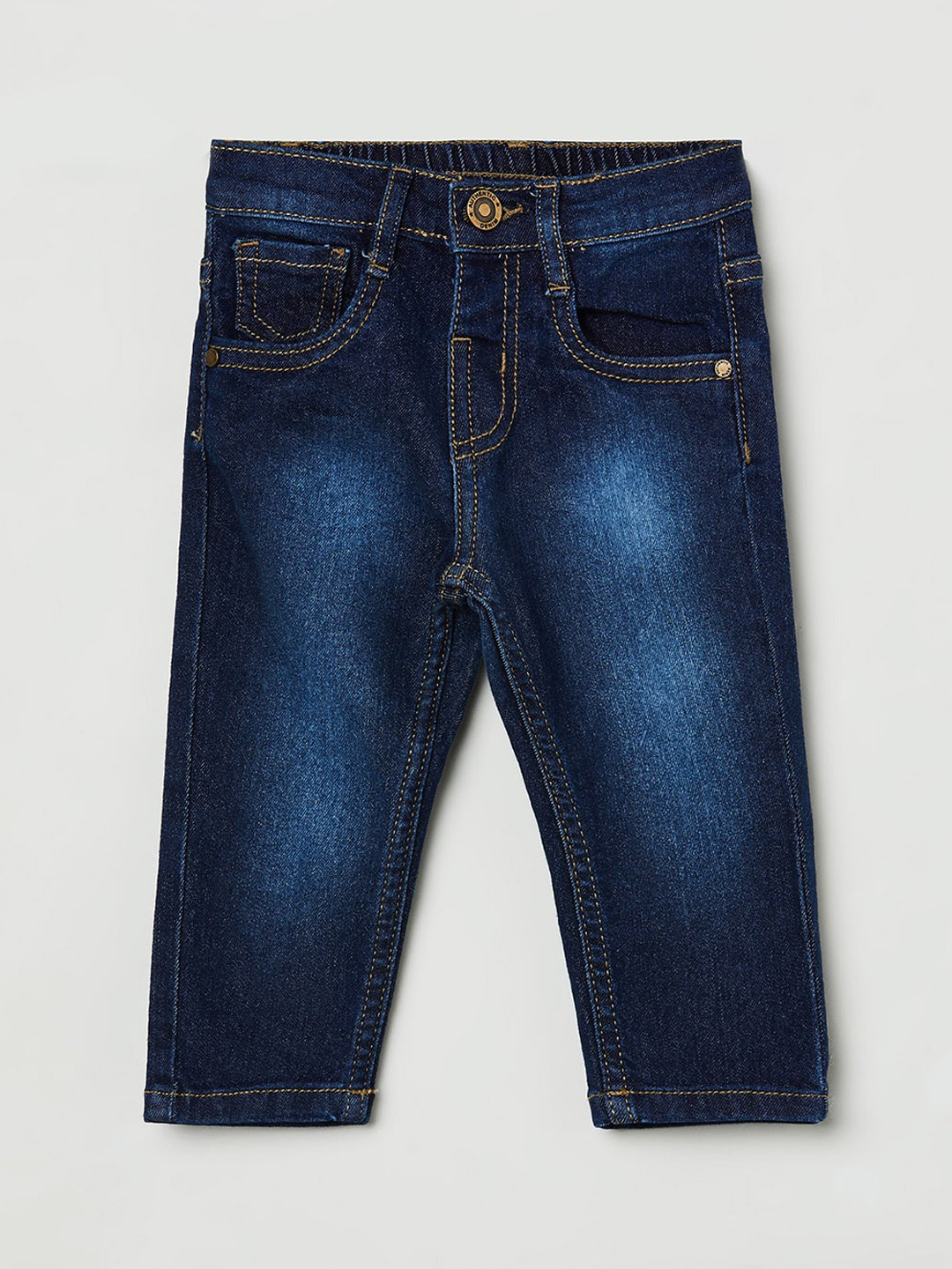 

max Boys Blue Light Fade Regular Fit Jeans