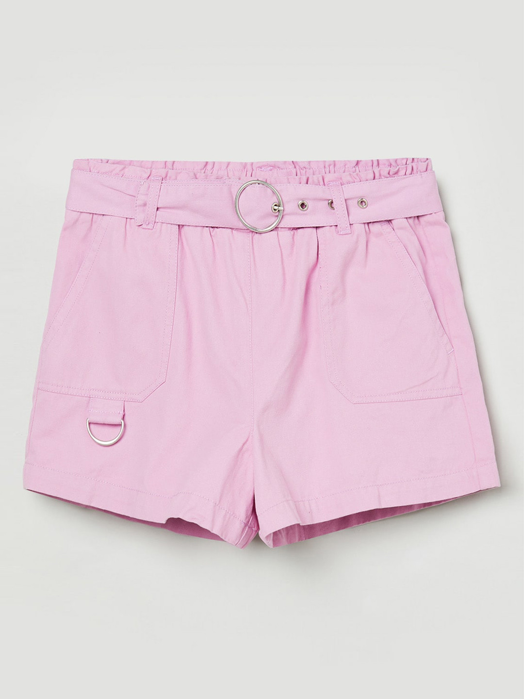 

max Girls Purple Cotton Shorts