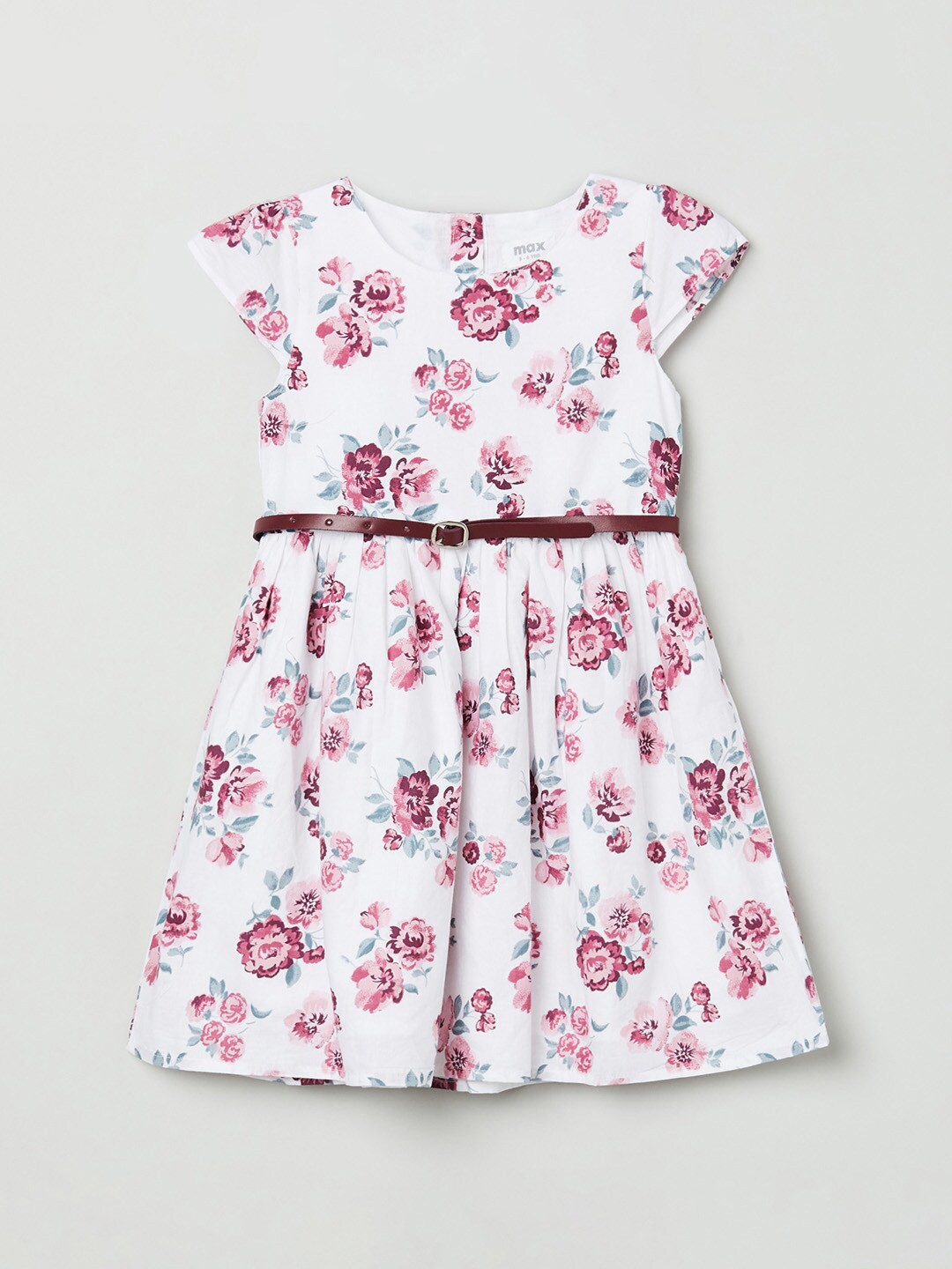

max White & Purple Floral Dress