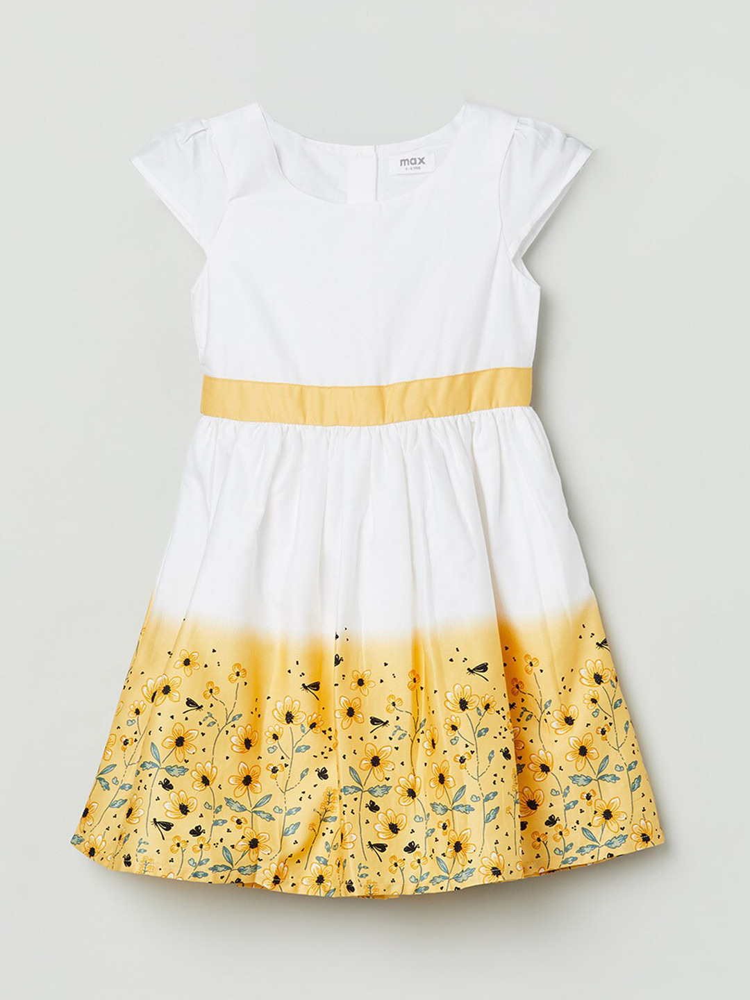 

Max Girls White Tie and Dye Dress