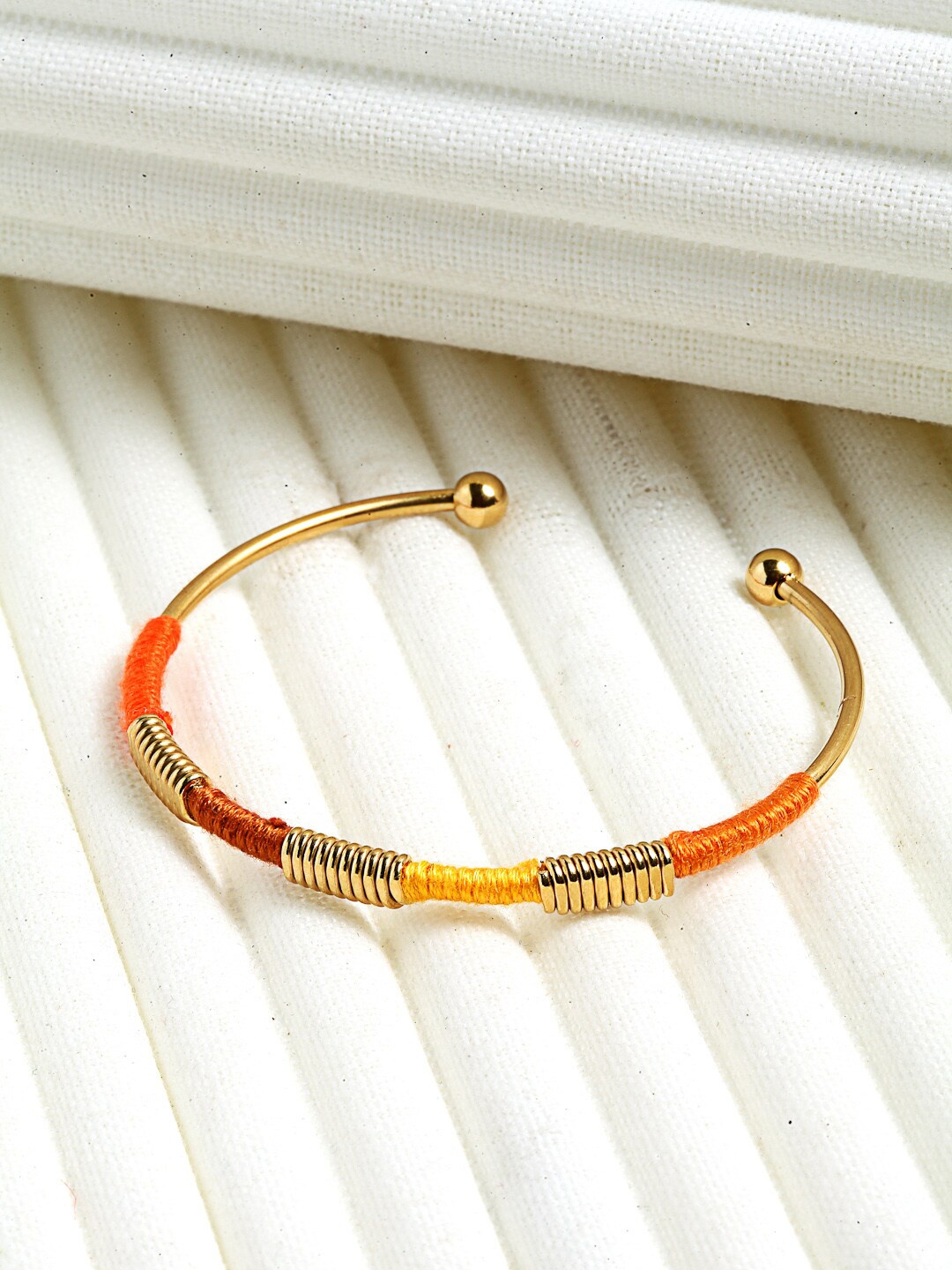

Wild & Free Gold-Plated & Design Detailed Bangles