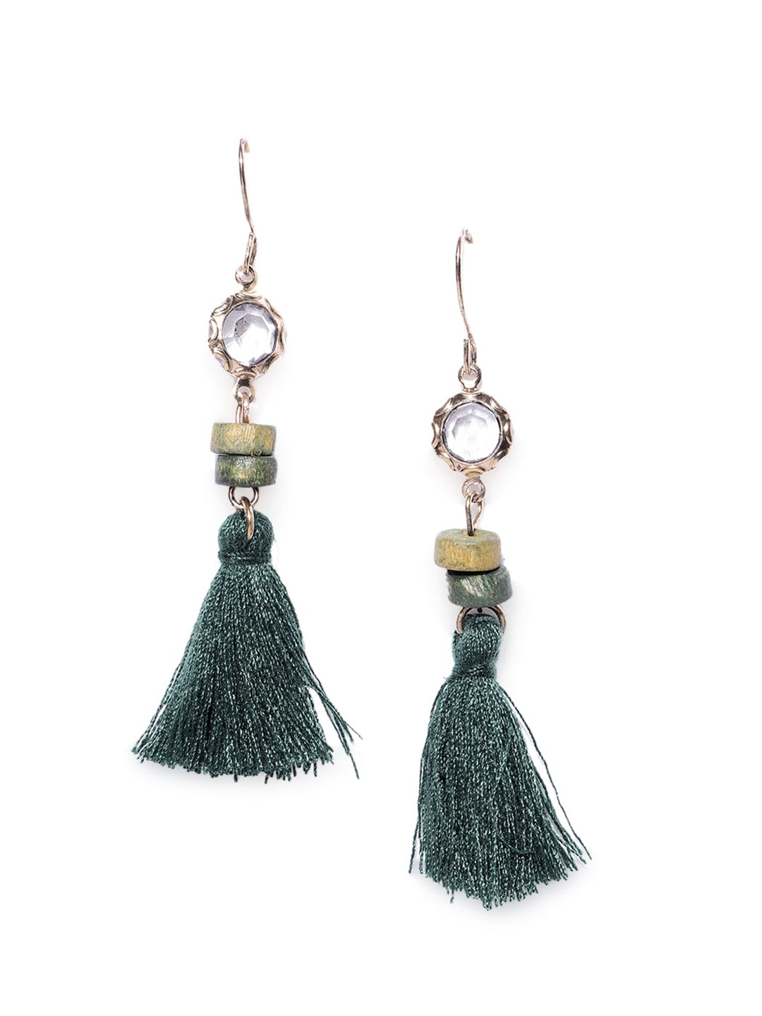 

Wild & Free Green Quirky Drop Earrings