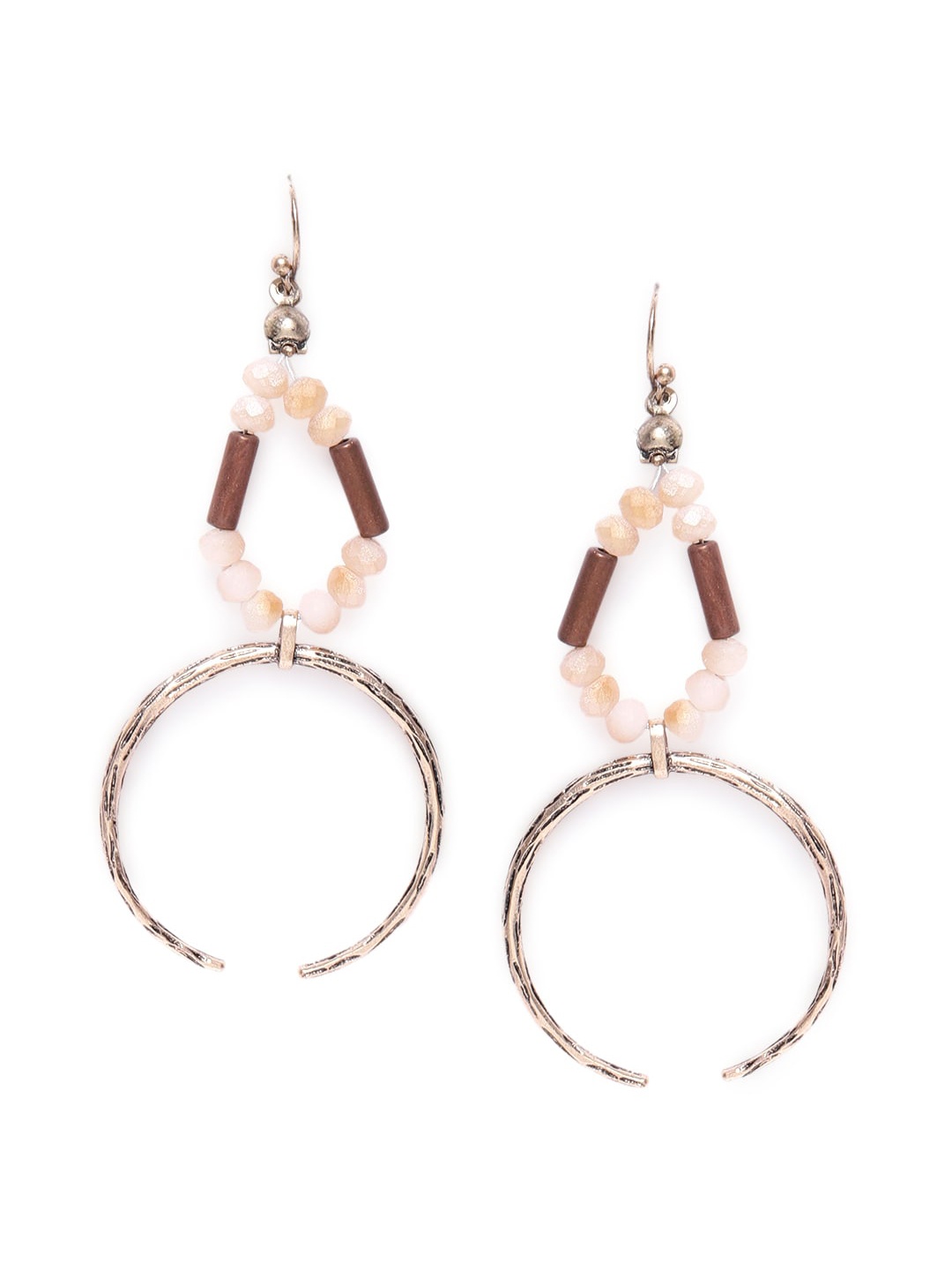 

Wild & Free Gold-Plated Geometric Bohemein Drop Earrings