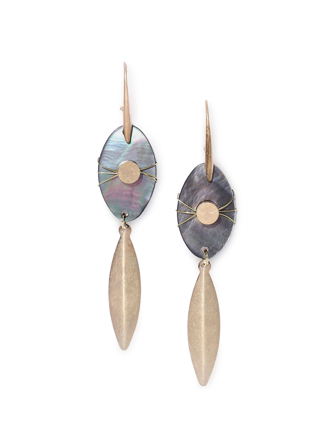 

Wild & Free Beige Quirky Drop Earrings