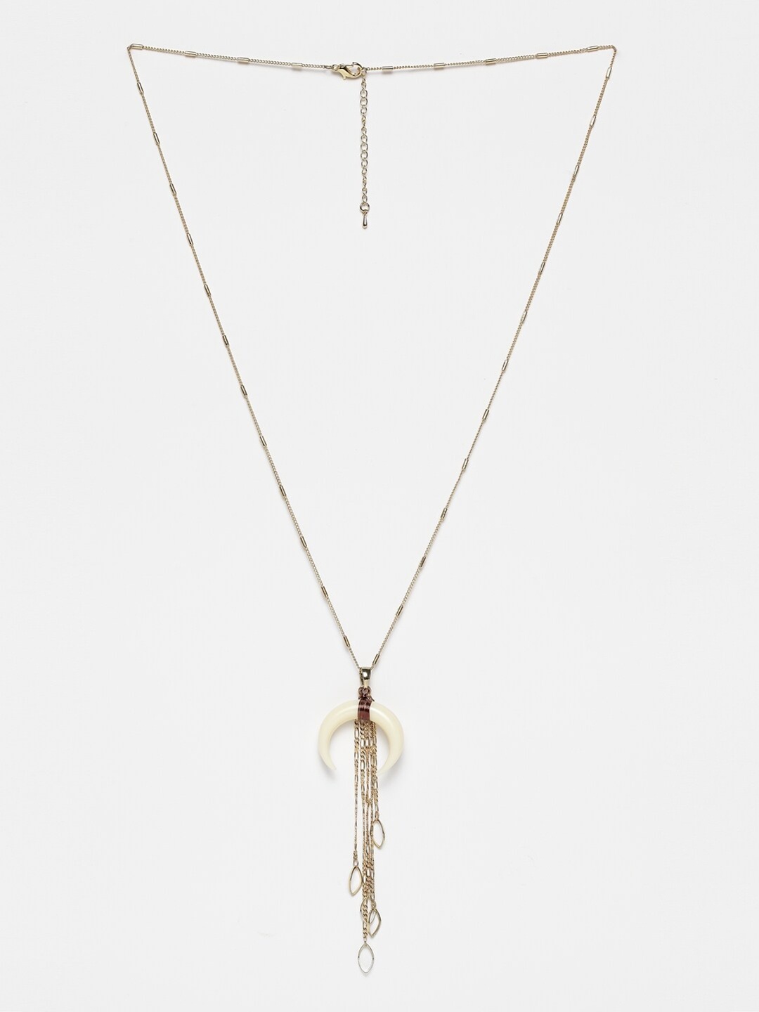 

Wild & Free Women Gold-Toned Horn Pendant Necklace
