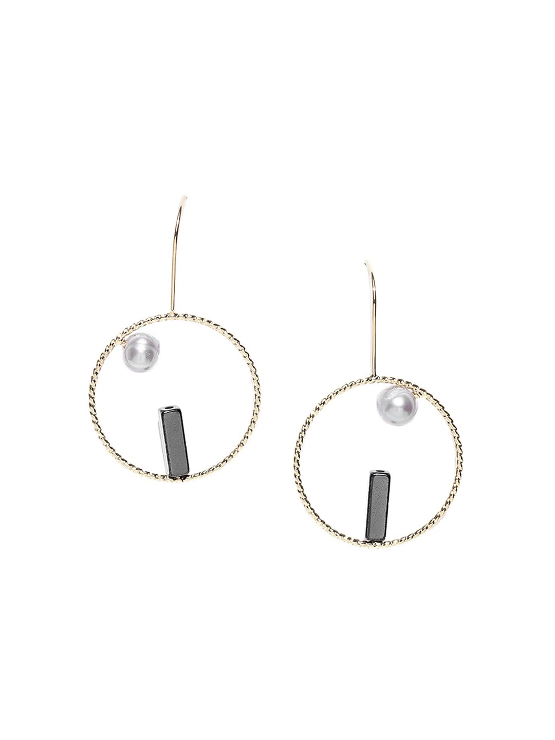 

Wild & Free Gold-Toned Geometric Drop Earrings