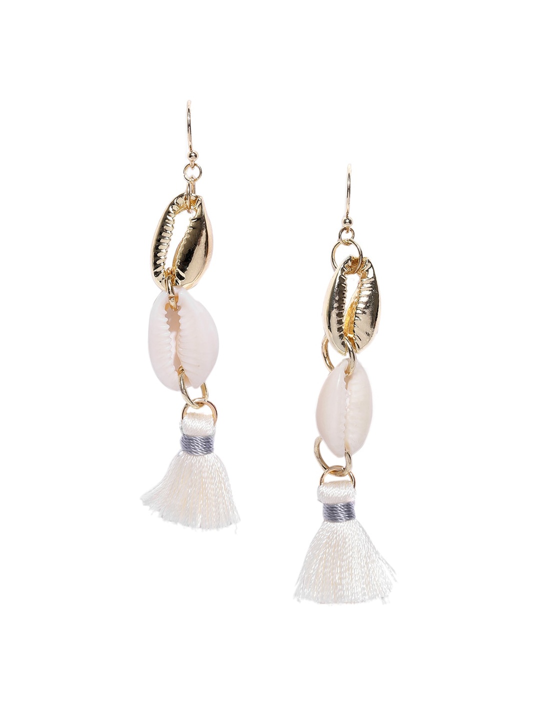 

Wild & Free Gold-Toned Gold-Plated Quirky Drop Earrings
