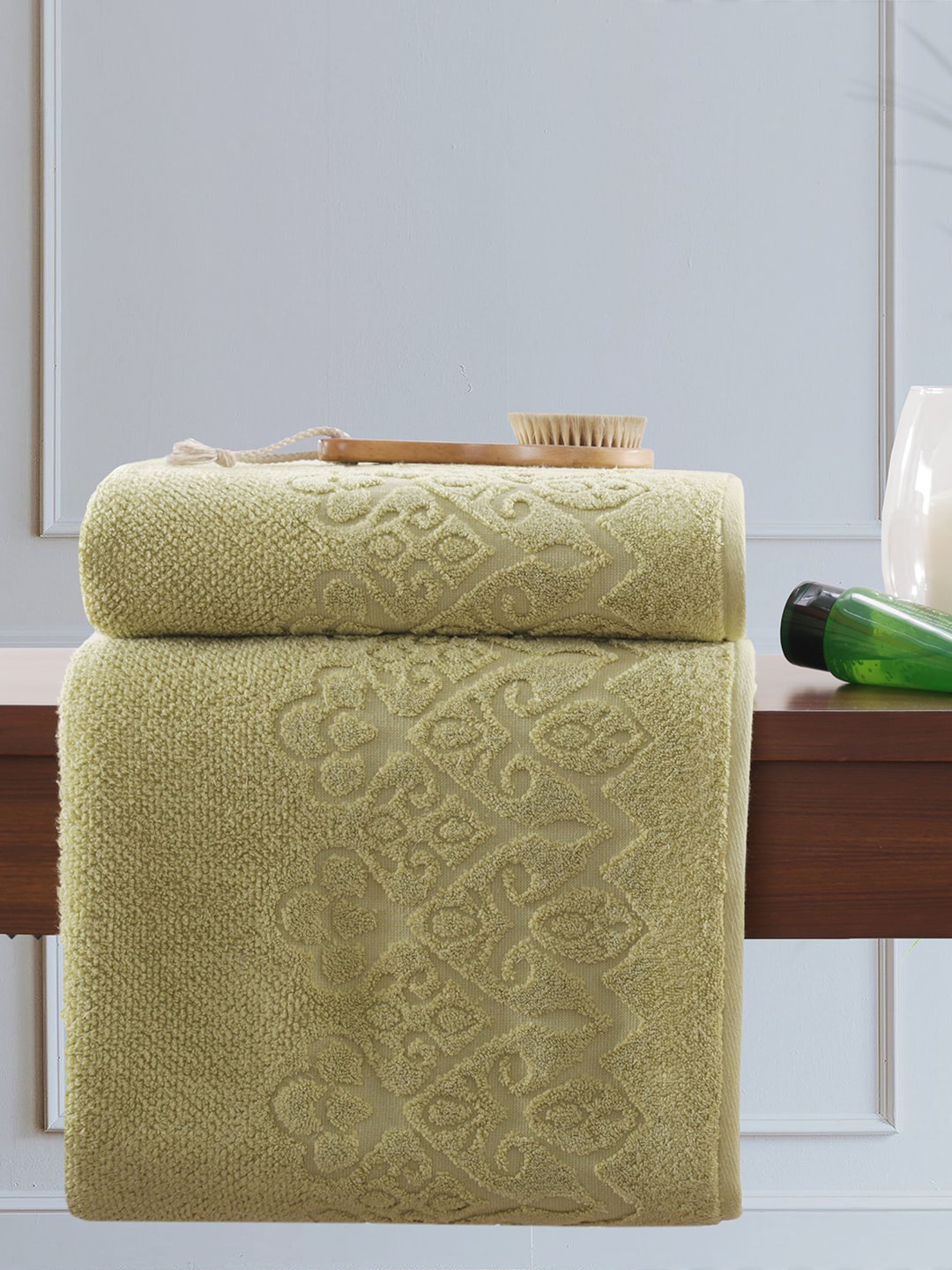 

MASPAR Green 550 GSM Cotton Bath Towel