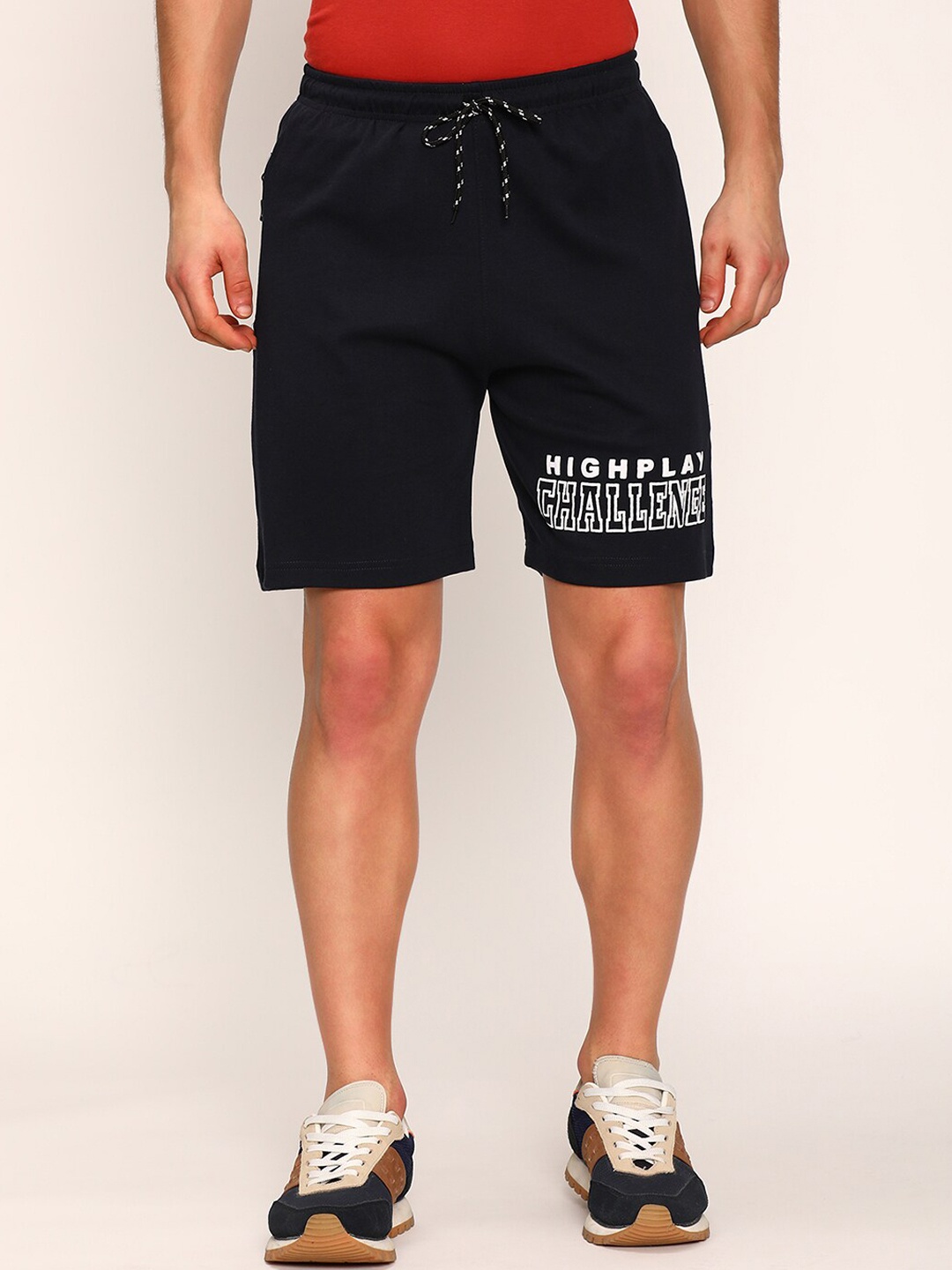 

V2 Value & Variety Men Navy Blue Regular Fit Shorts