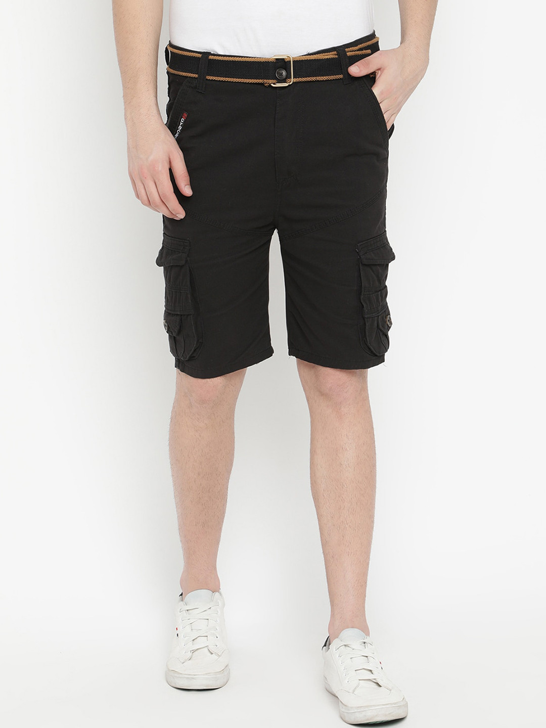 

V2 Value & Variety Men Black Cargo Shorts