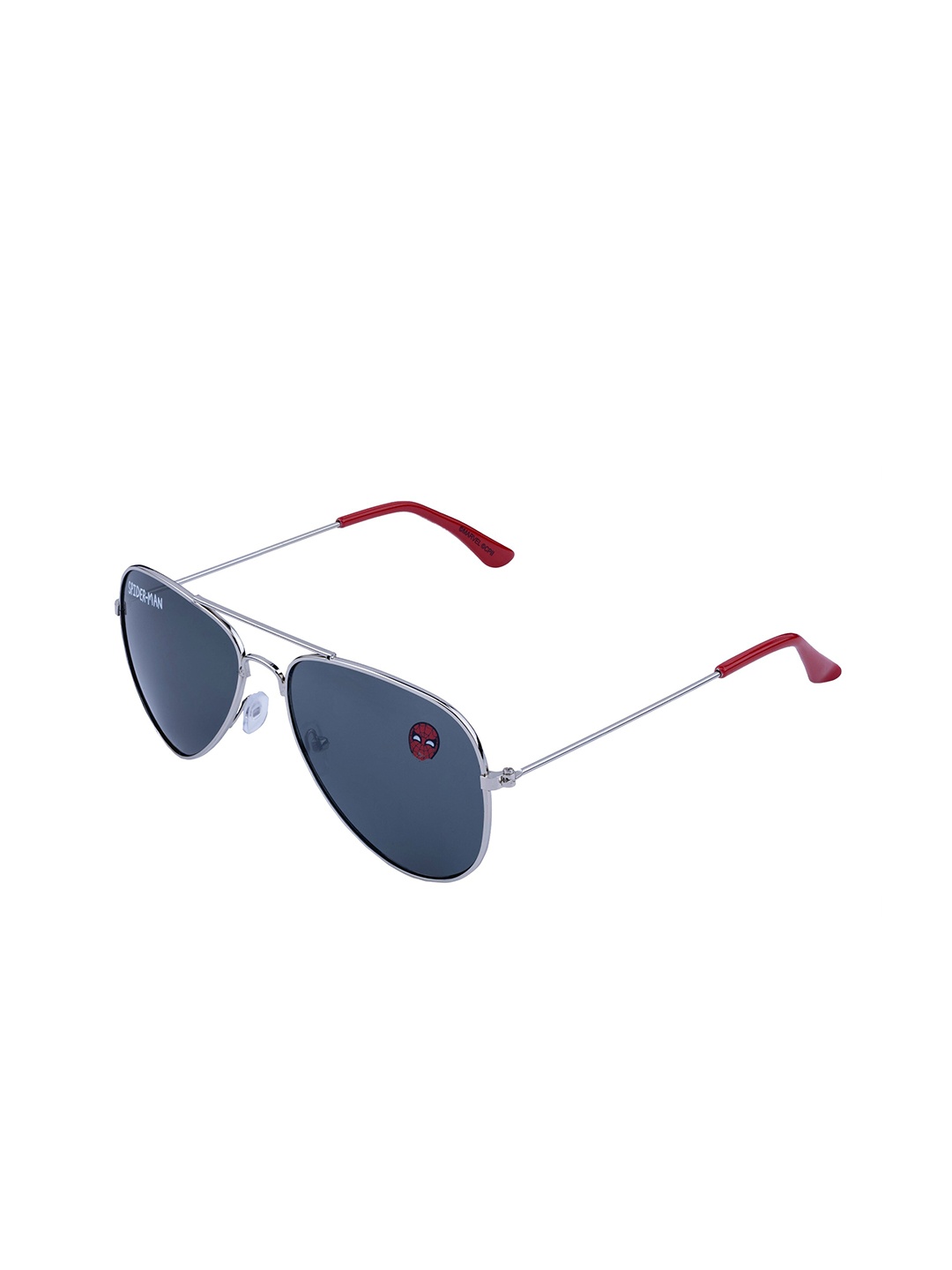 

Marvel Boys Grey & Silver-Toned Wayfarer Sunglasses With Polarised & UV Protected Lens