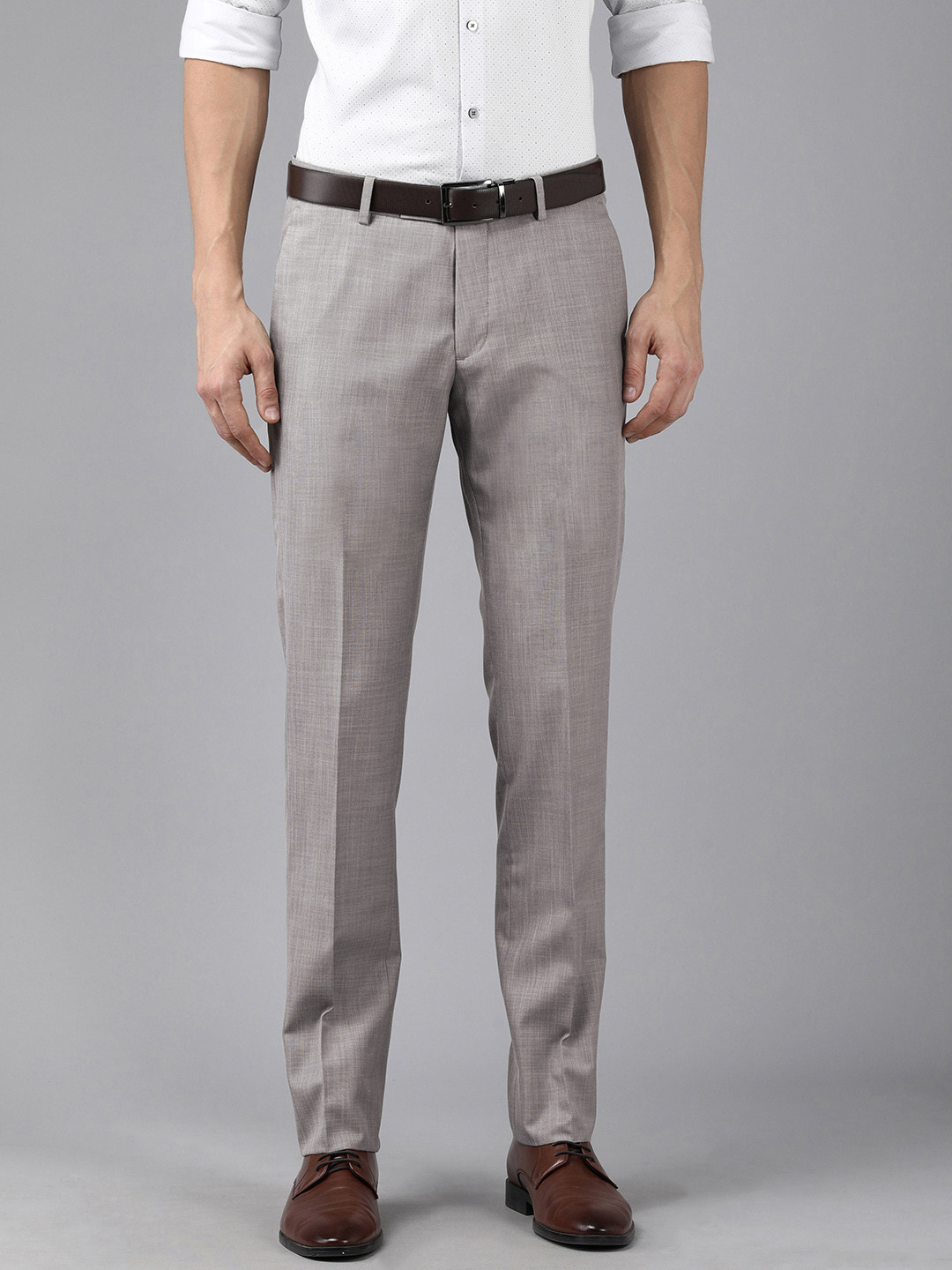 

Arrow Men Grey Tailored Trousers