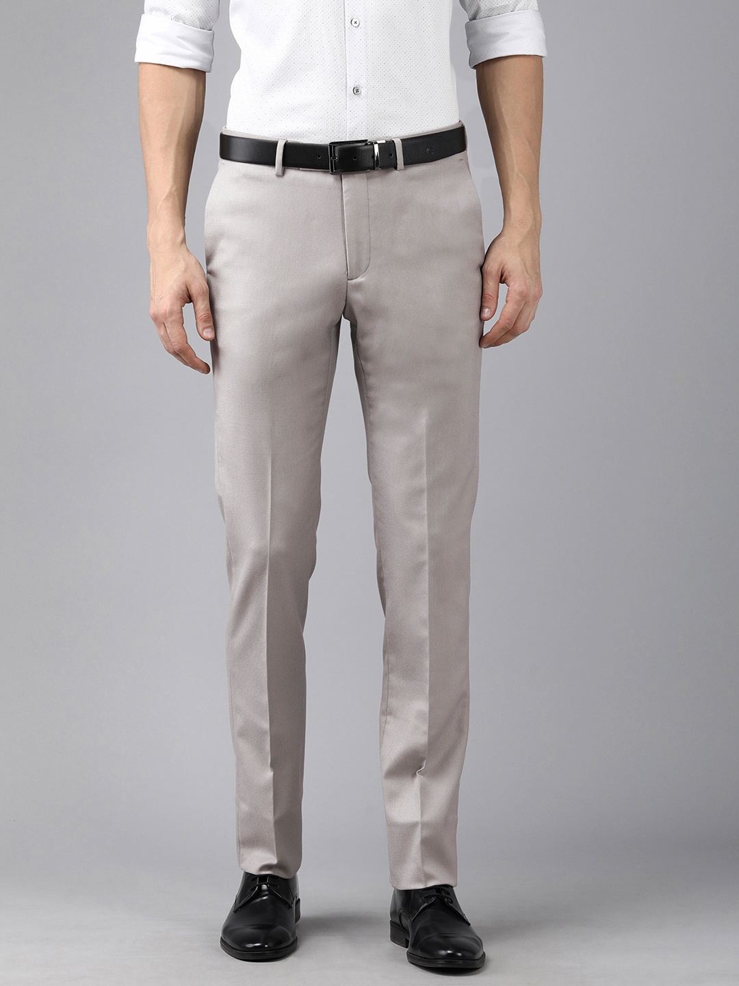 

Arrow Men Grey Tailored Trousers