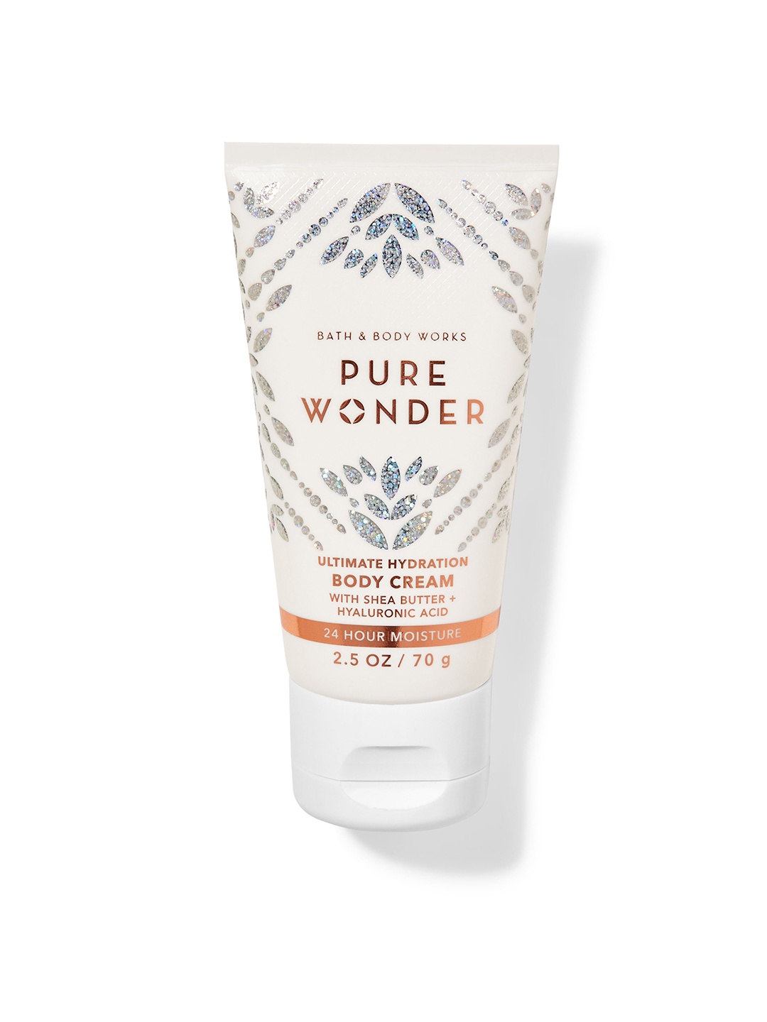 

Bath & Body Works Pure Wonder Travel Size Ultimate Hydration Body Cream - 70g, Gold