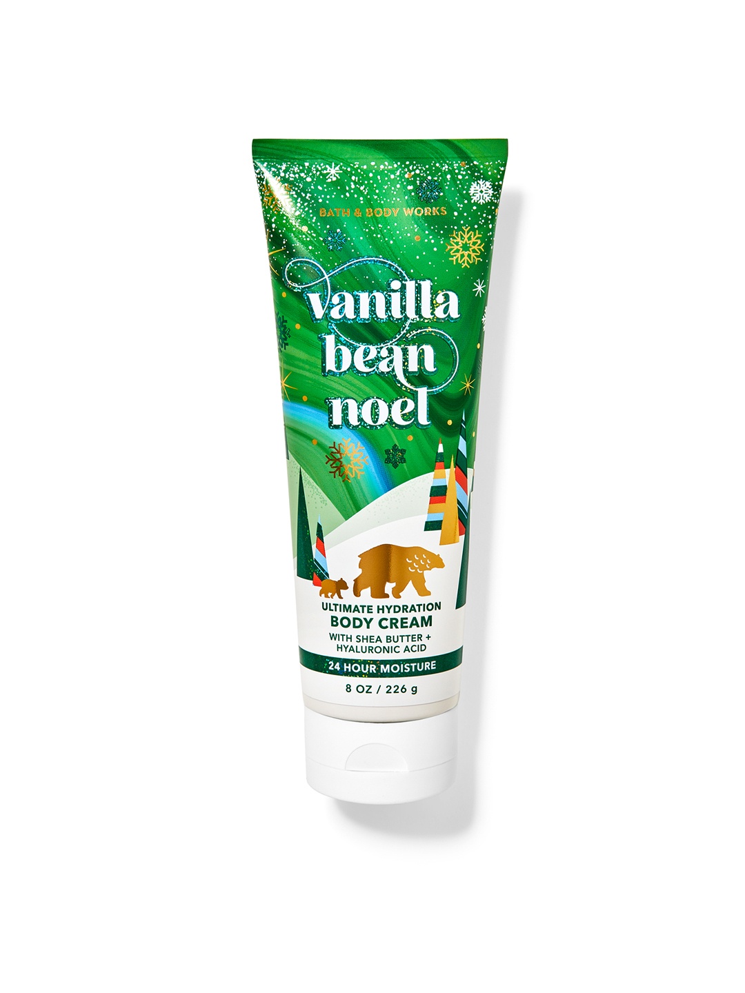 

Bath & Body Works Vanilla Bean Noel Ultra Shea Body Cream with Cocoa Butter - 226 g, Green