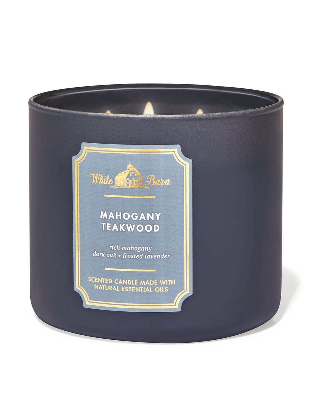 

Bath & Body Works Mahogany Teakwood 3-Wick Scented Candle - 411g, Charcoal