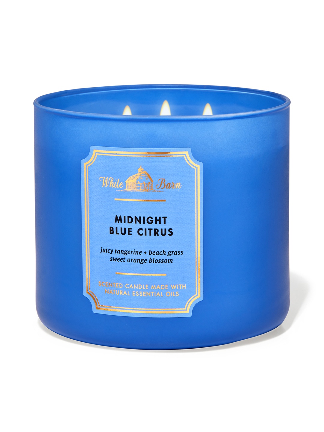 

Bath & Body Works Midnight Blue Citrus 3-Wick Scented Candle - 411g