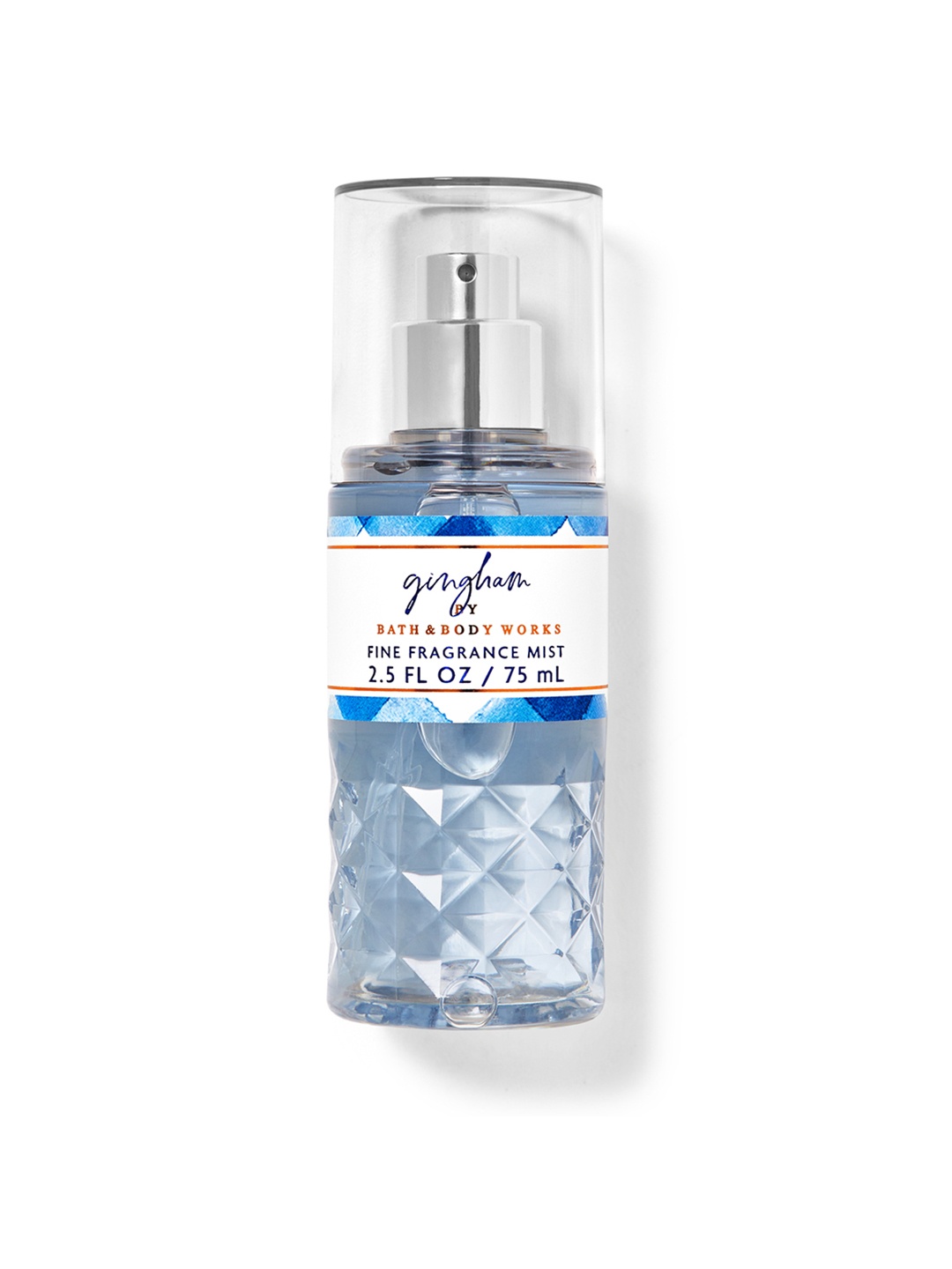 

Bath & Body Works Women Gingham Travel Size Fine Fragrance Mist - 75ml, Blue