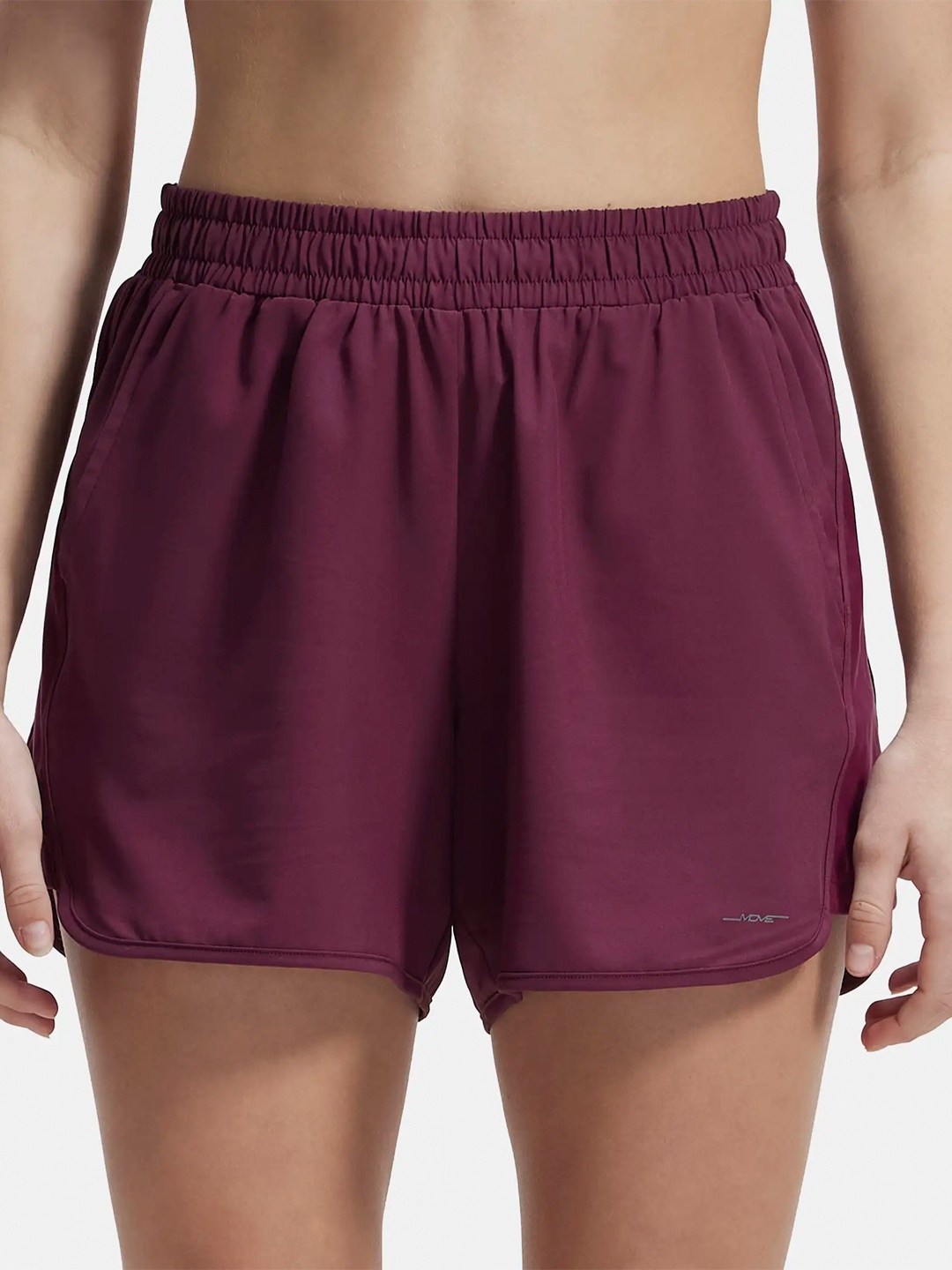 

Jockey Women Purple Solid Lounge Shorts