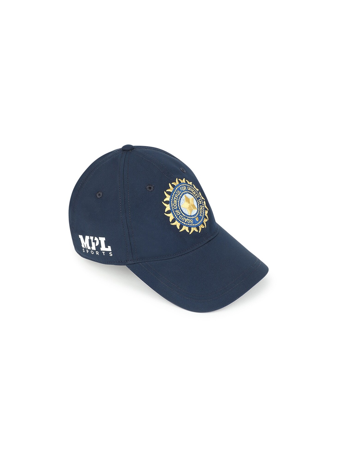 

MPL SPORTS Men Navy Blue & White Official Team India Fan Baseball Cap