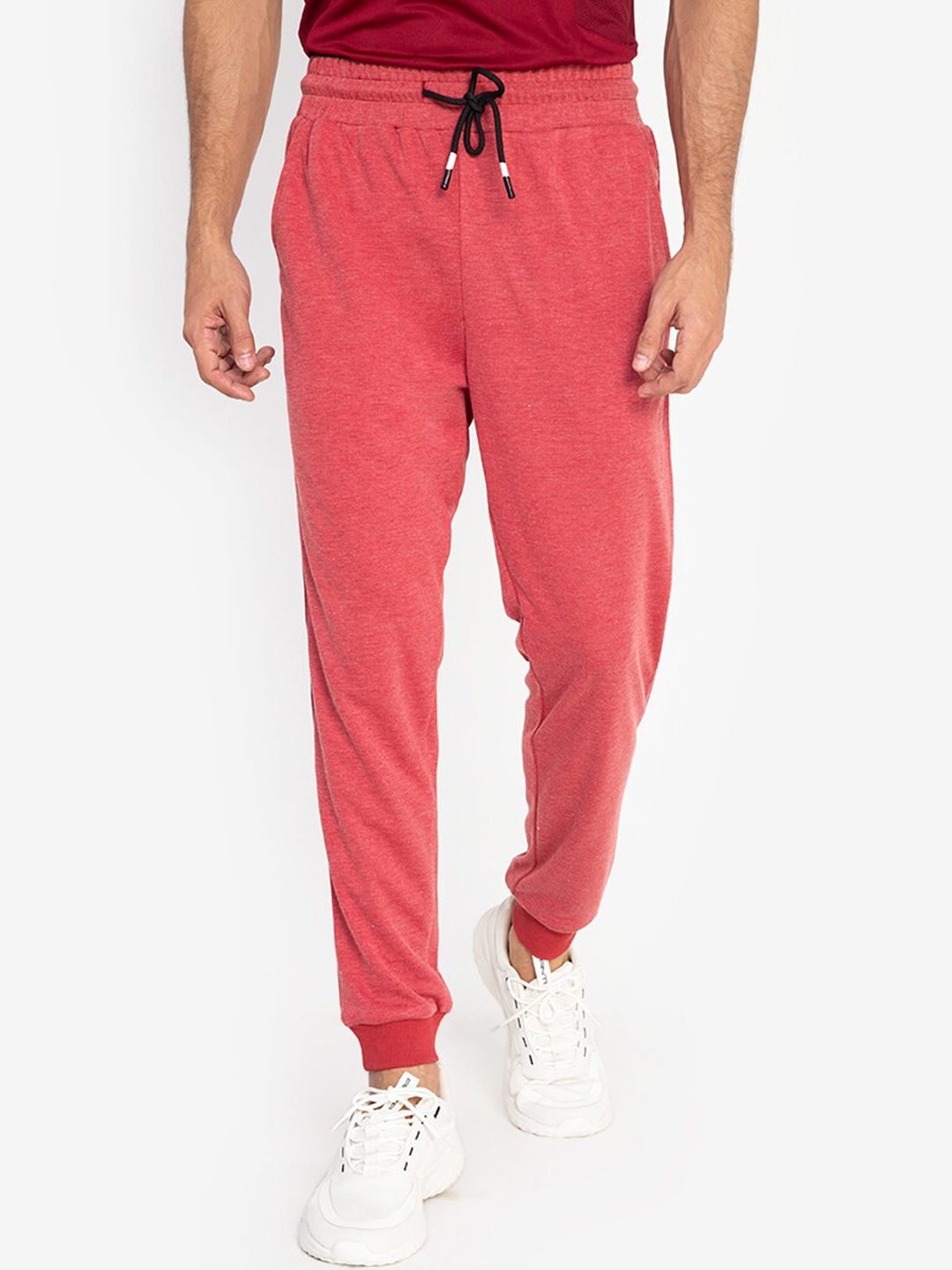 

ZALORA ACTIVE Men Red Solid Regular Track Pants