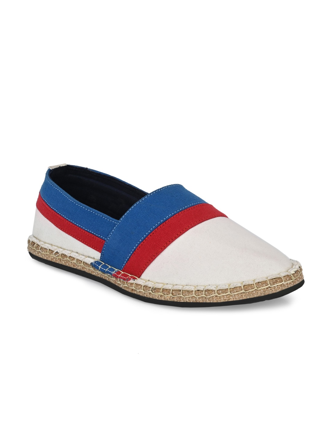 

KLEAT Men Multicoloured Striped Espadrilles, Multi